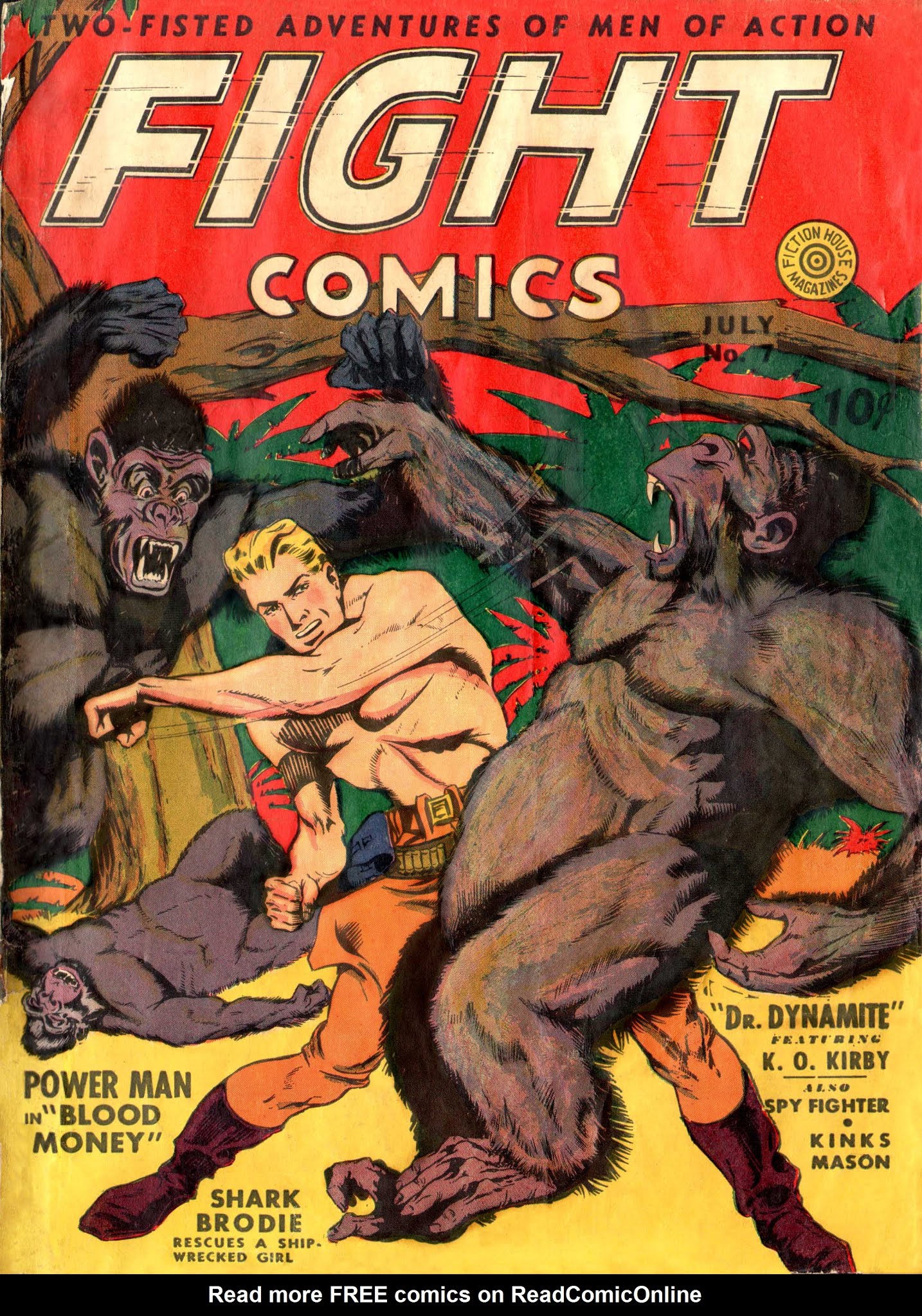 Read online Fight Comics comic -  Issue #7 - 2