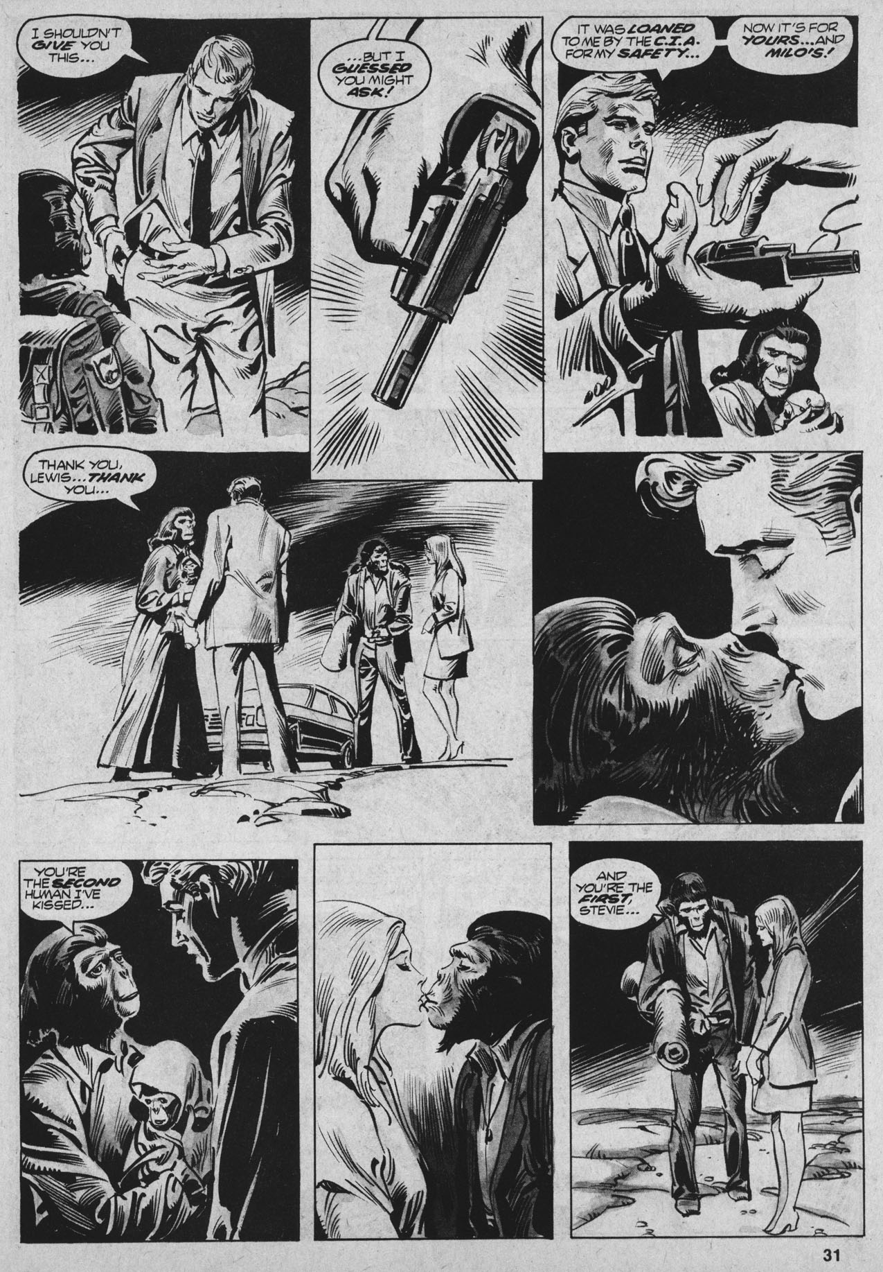 Read online Planet of the Apes comic -  Issue #16 - 31