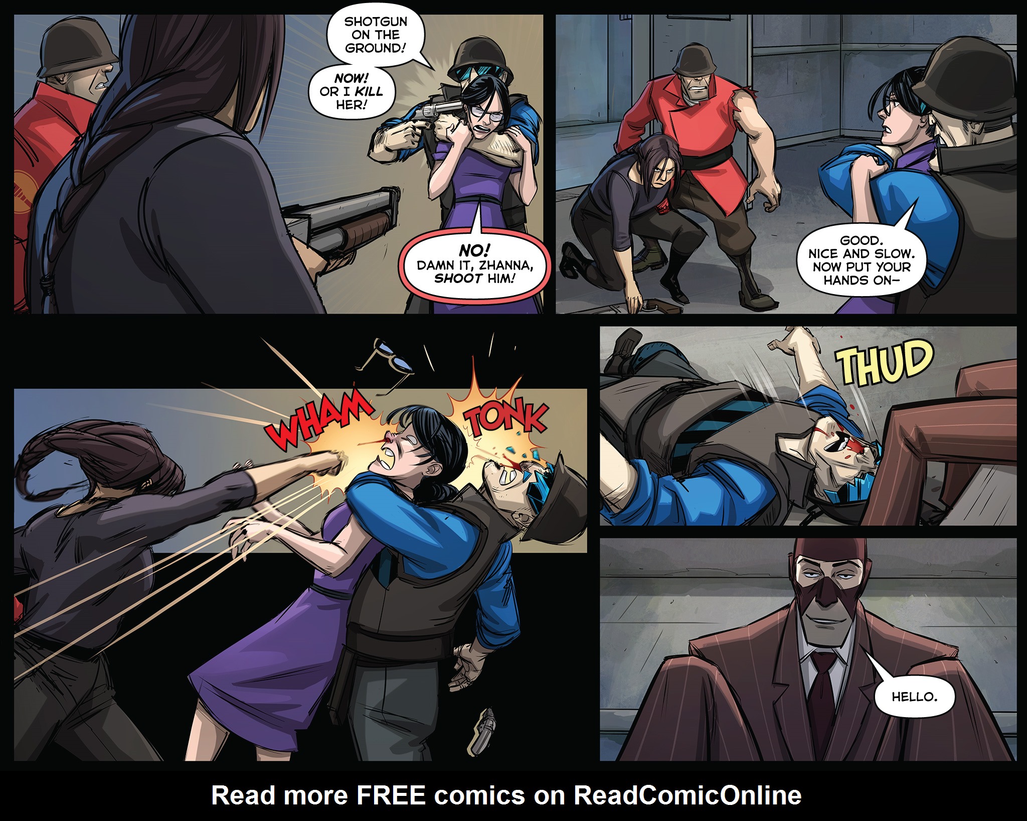 Read online Team Fortress 2 comic -  Issue #5 - 48