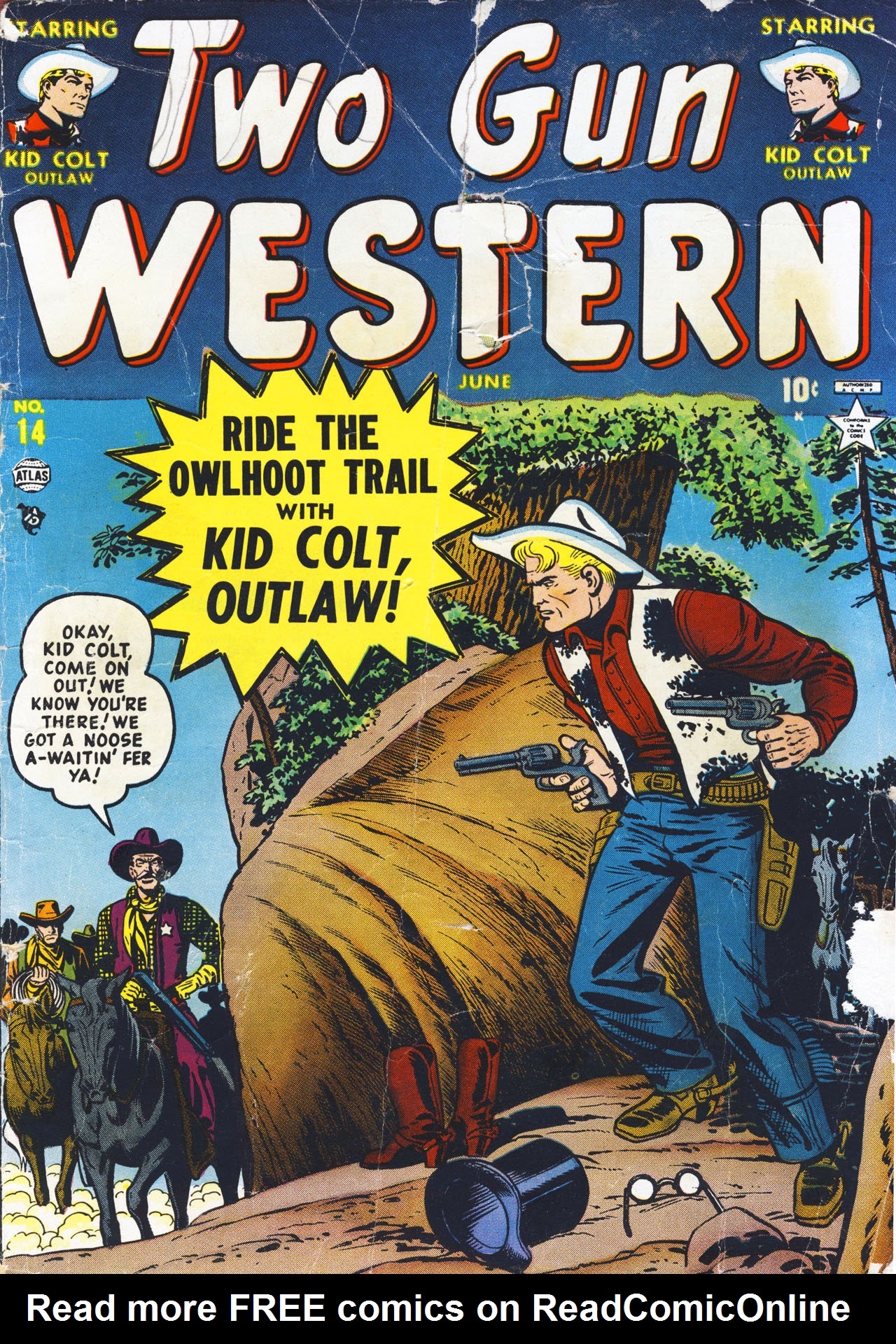 Read online Two Gun Western (1950) comic -  Issue #14 - 1