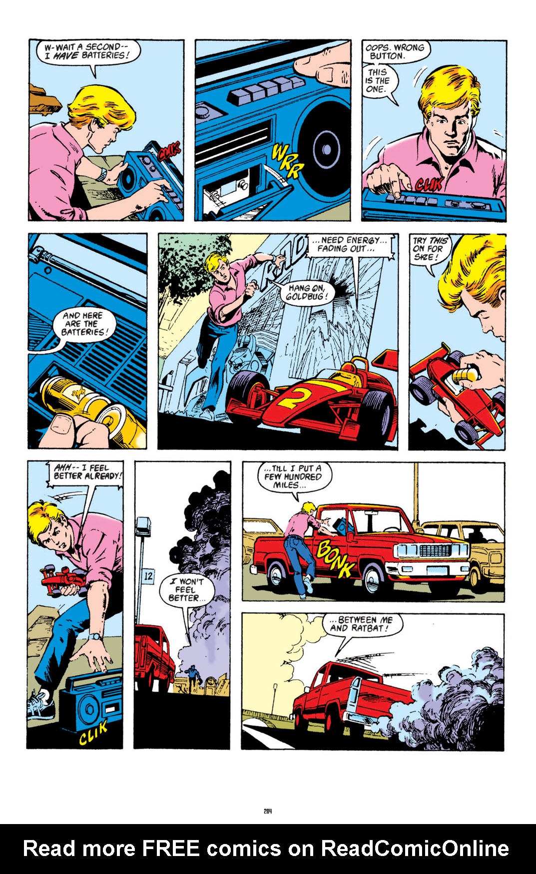 Read online The Transformers Classics comic -  Issue # TPB 3 - 285