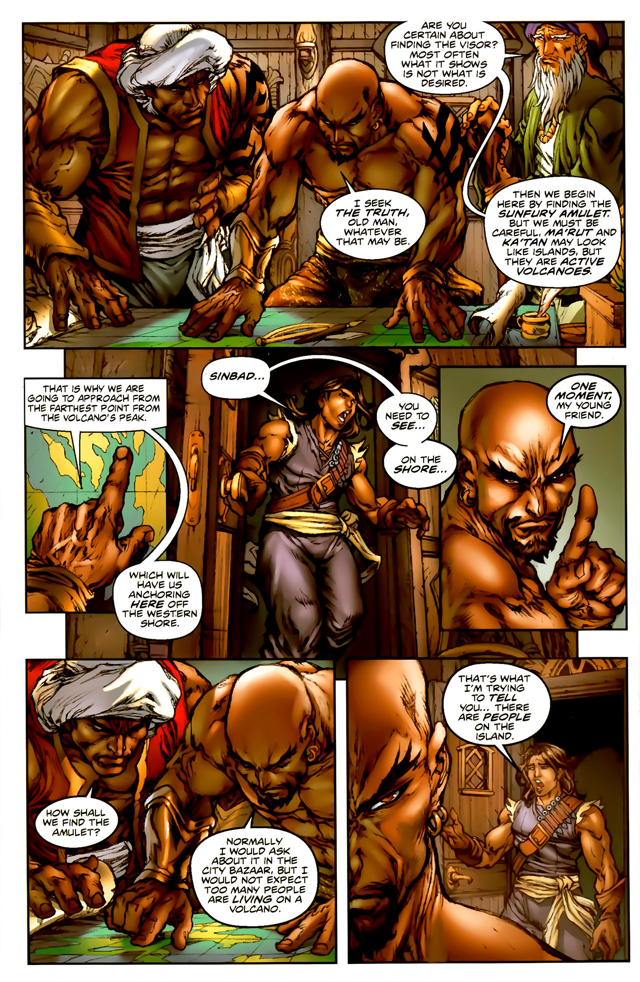 Read online 1001 Arabian Nights: The Adventures of Sinbad comic -  Issue #1 - 7