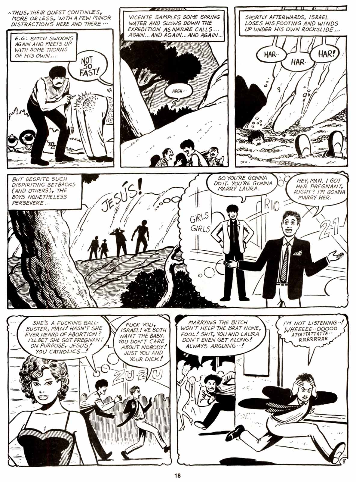 Read online Love and Rockets (1982) comic -  Issue #9 - 20