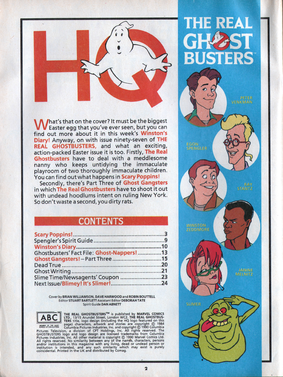 Read online The Real Ghostbusters comic -  Issue #97 - 2