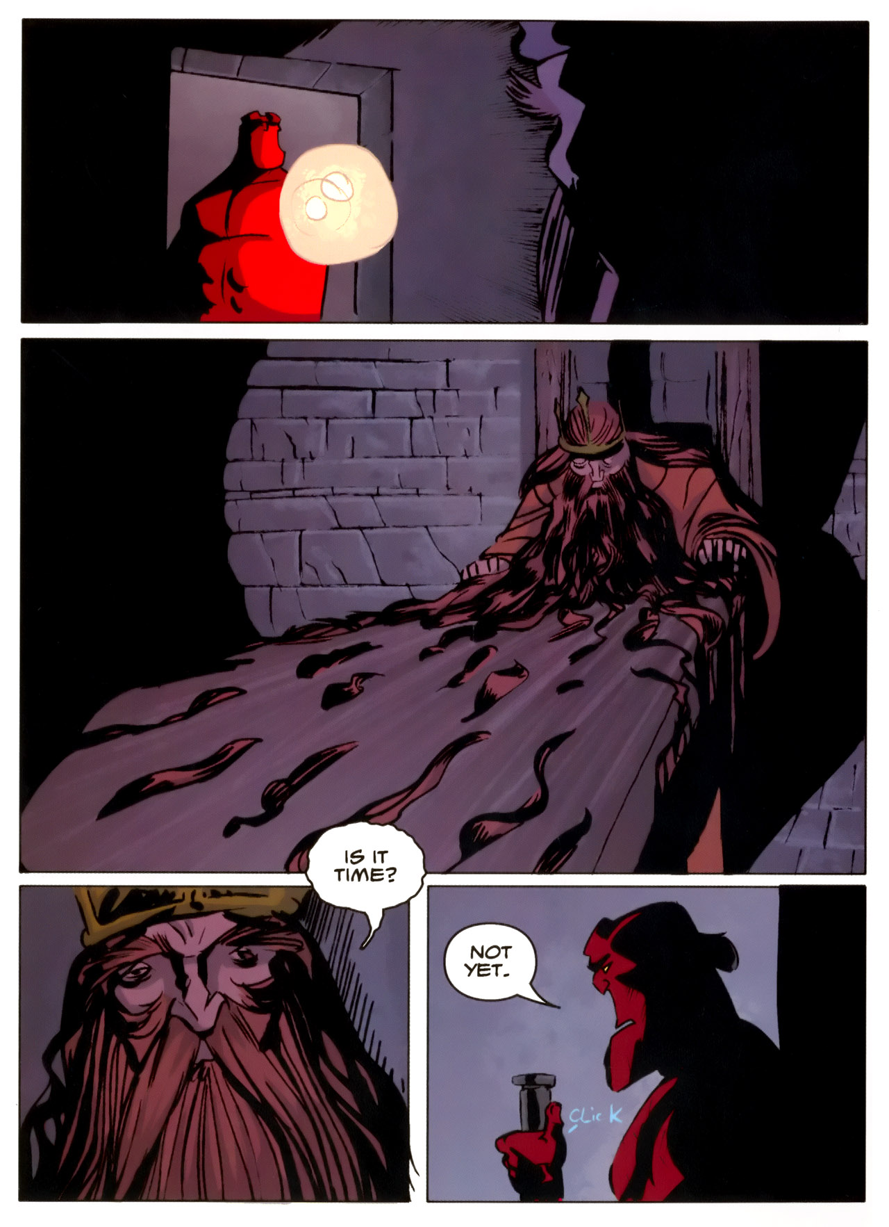 Read online Hellboy Animated: The Menagerie comic -  Issue # TPB - 60