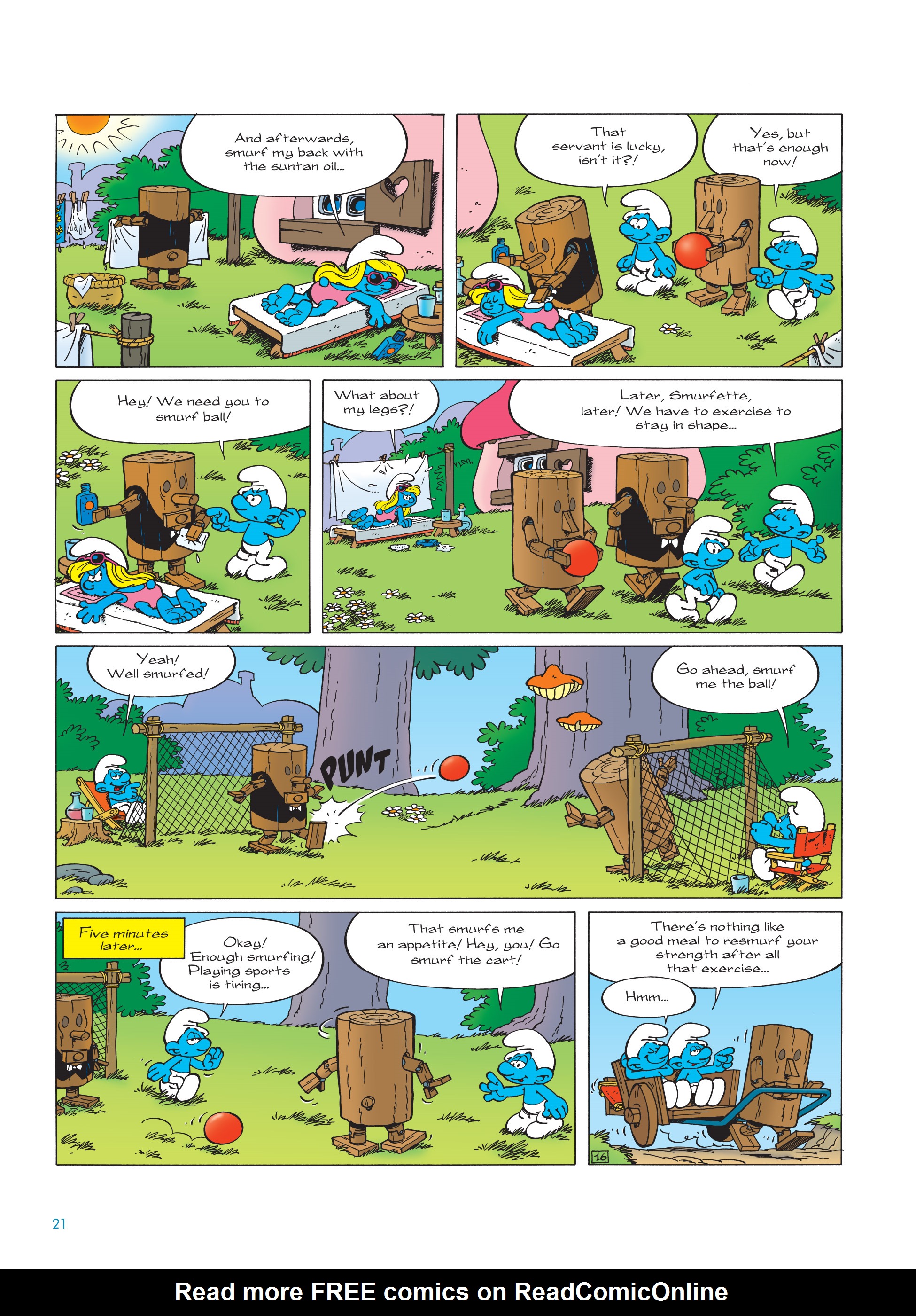 Read online The Smurfs comic -  Issue #23 - 21