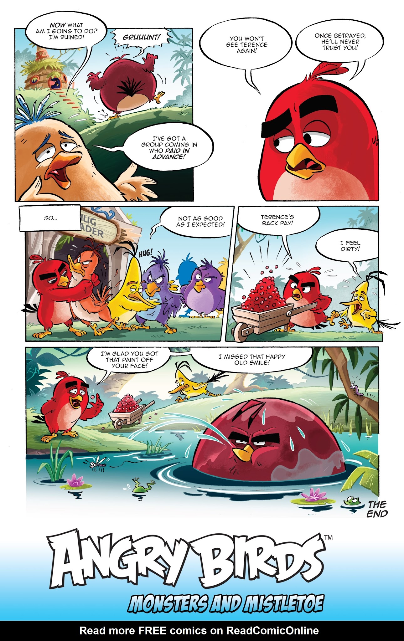 Read online Angry Birds Comics Quarterly comic -  Issue # Issue Monsters and Mistletoe - 24