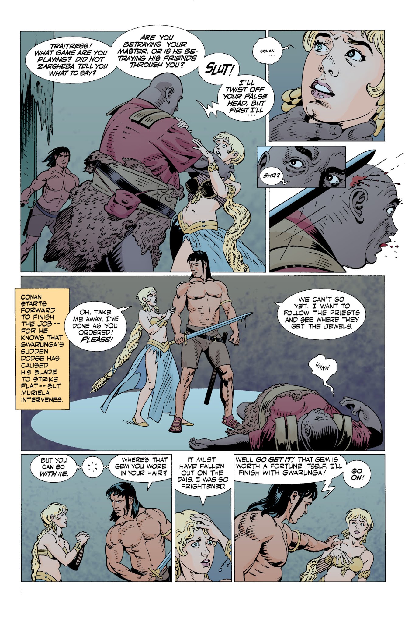 Read online Conan and the Jewels of Gwahlur comic -  Issue # _TPB - 40