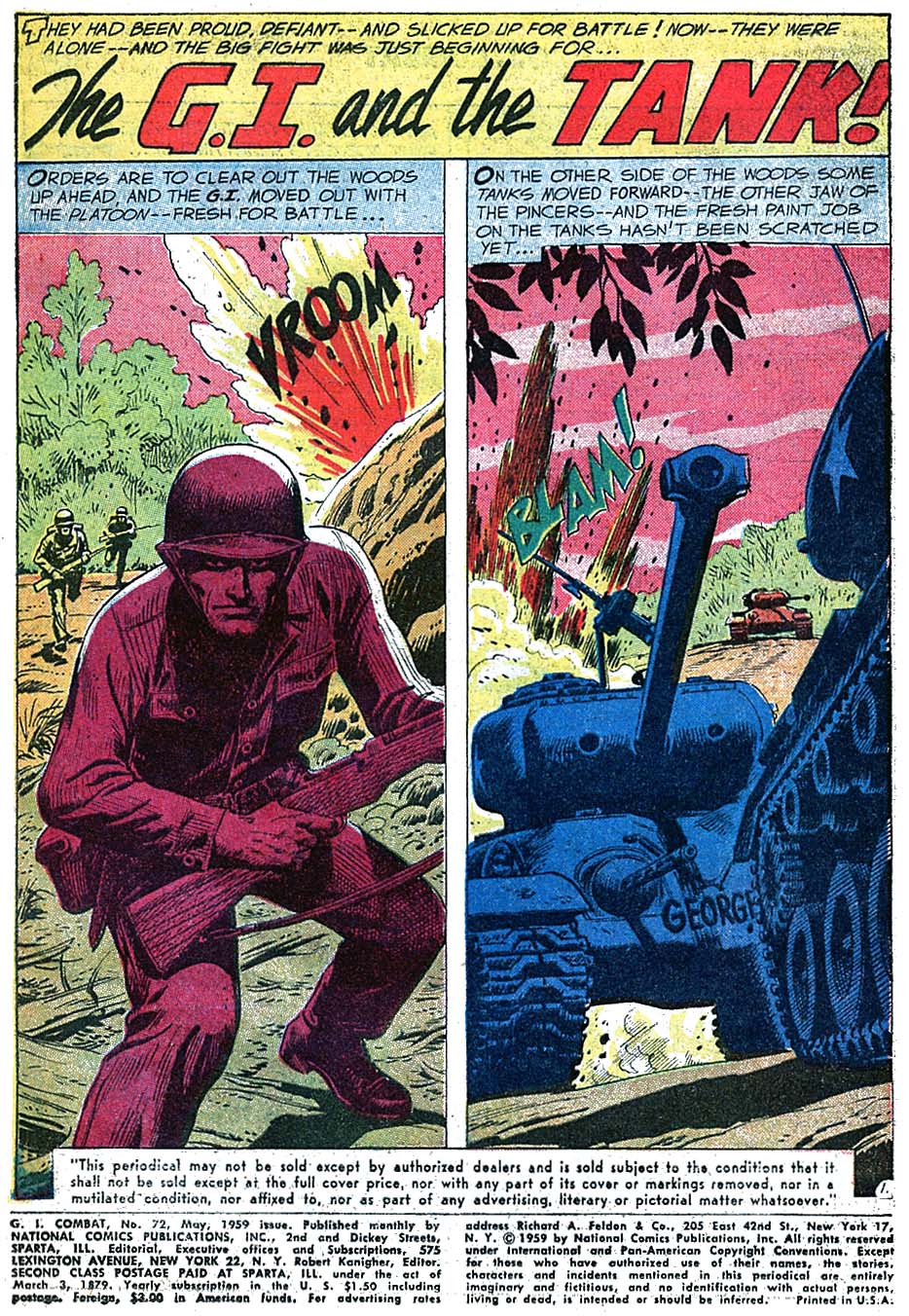 Read online G.I. Combat (1952) comic -  Issue #72 - 3