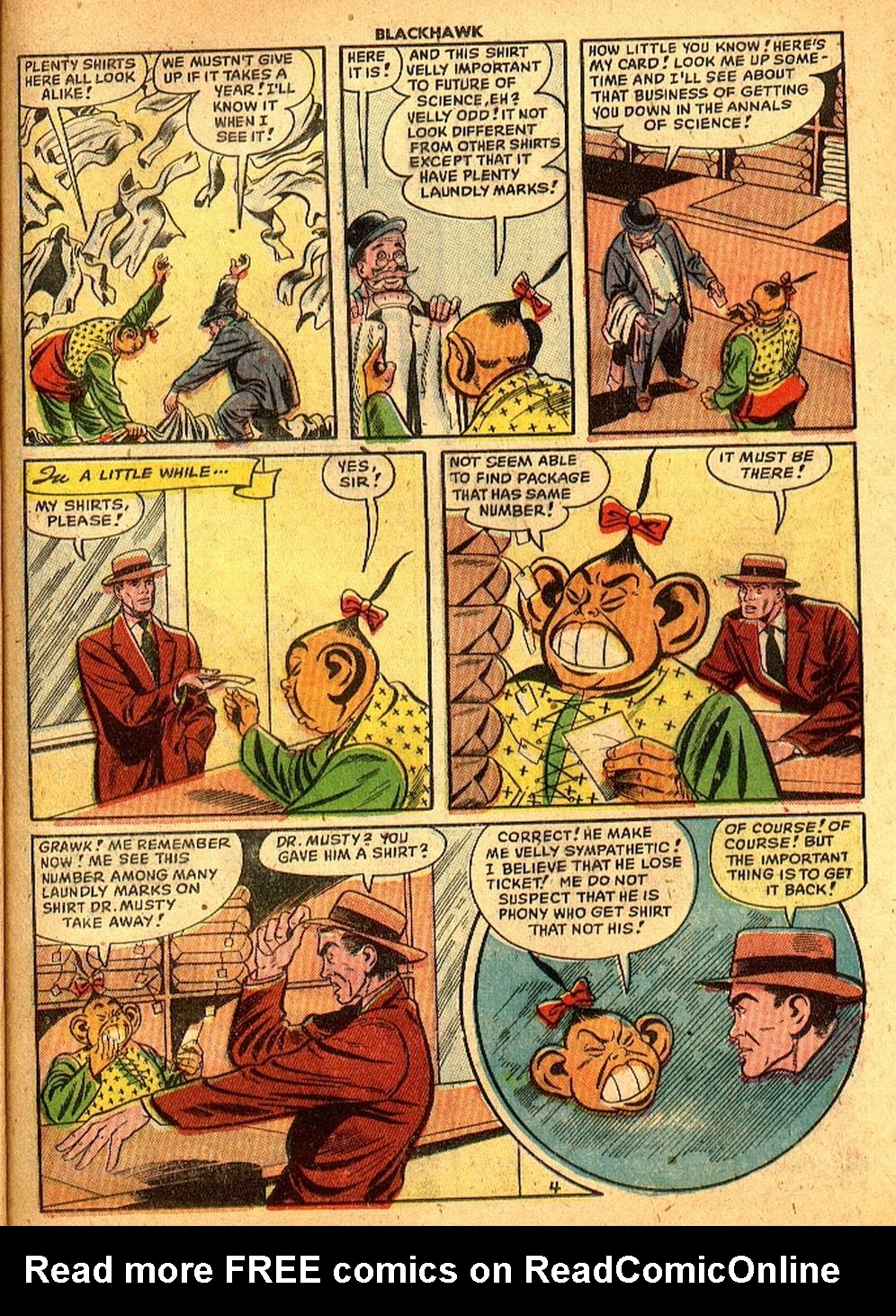 Read online Blackhawk (1957) comic -  Issue #28 - 17