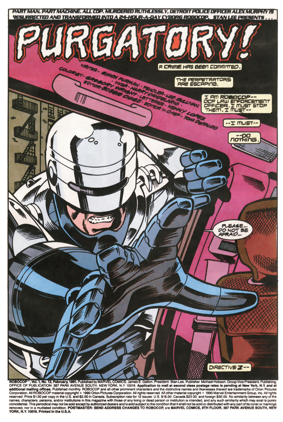 Read online Robocop (1990) comic -  Issue #12 - 2