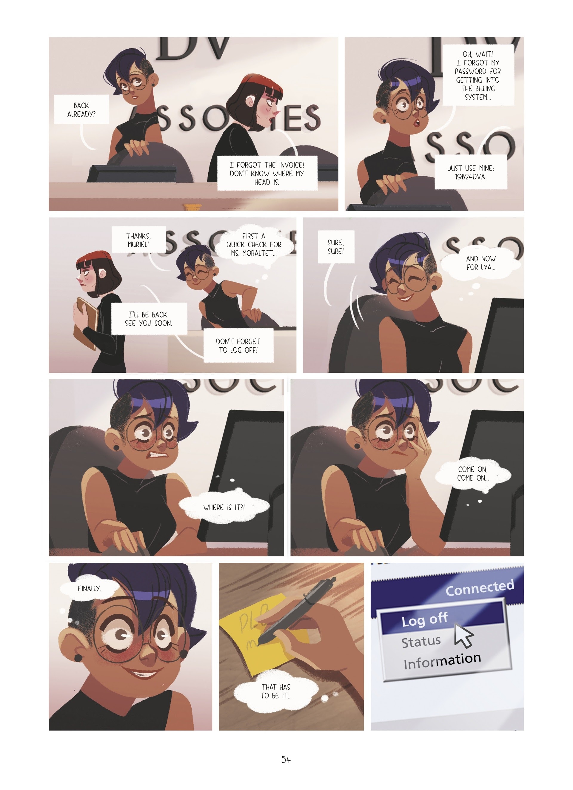 Read online Through Lya's Eyes comic -  Issue #1 - 54