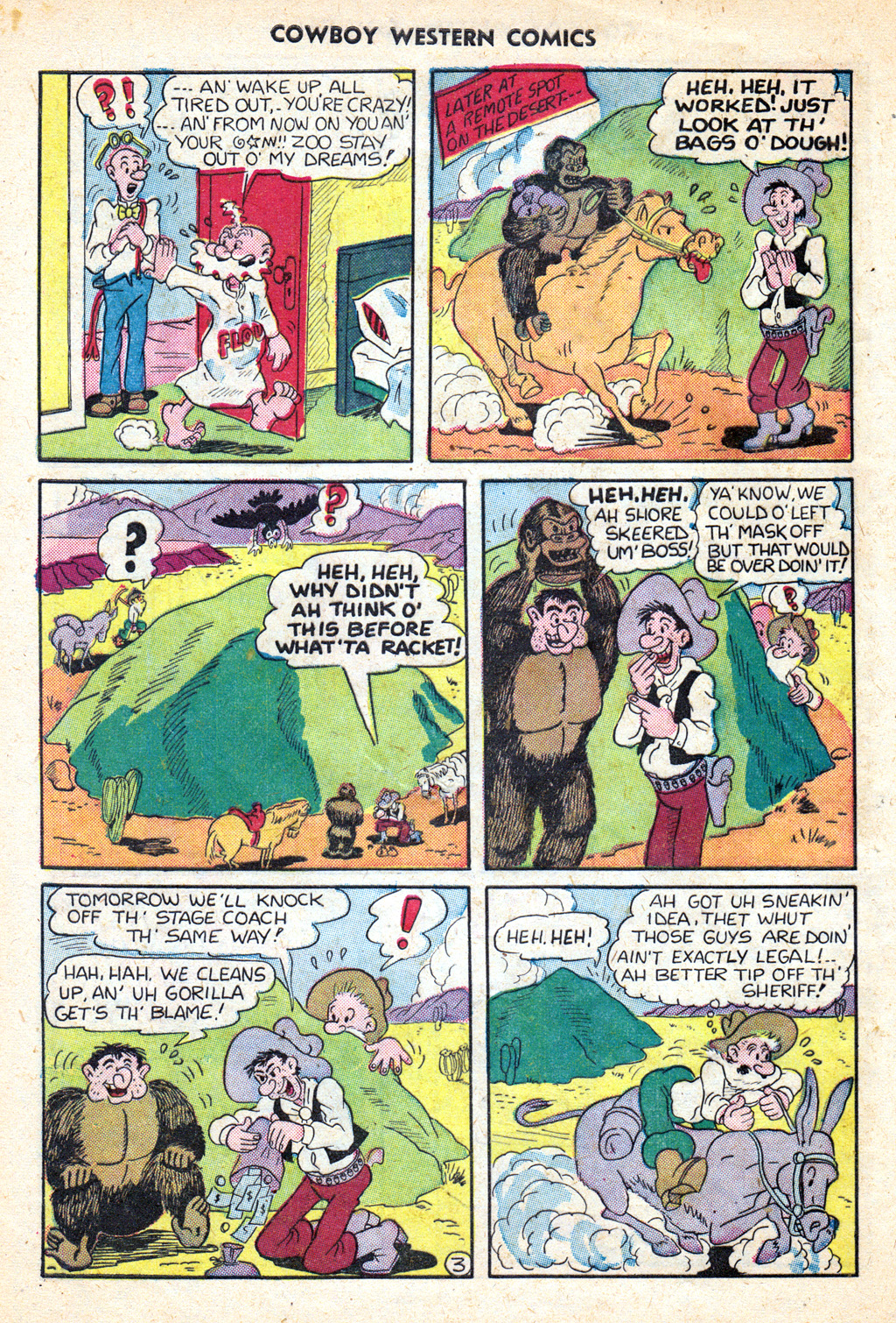 Read online Cowboy Western Comics (1948) comic -  Issue #33 - 28