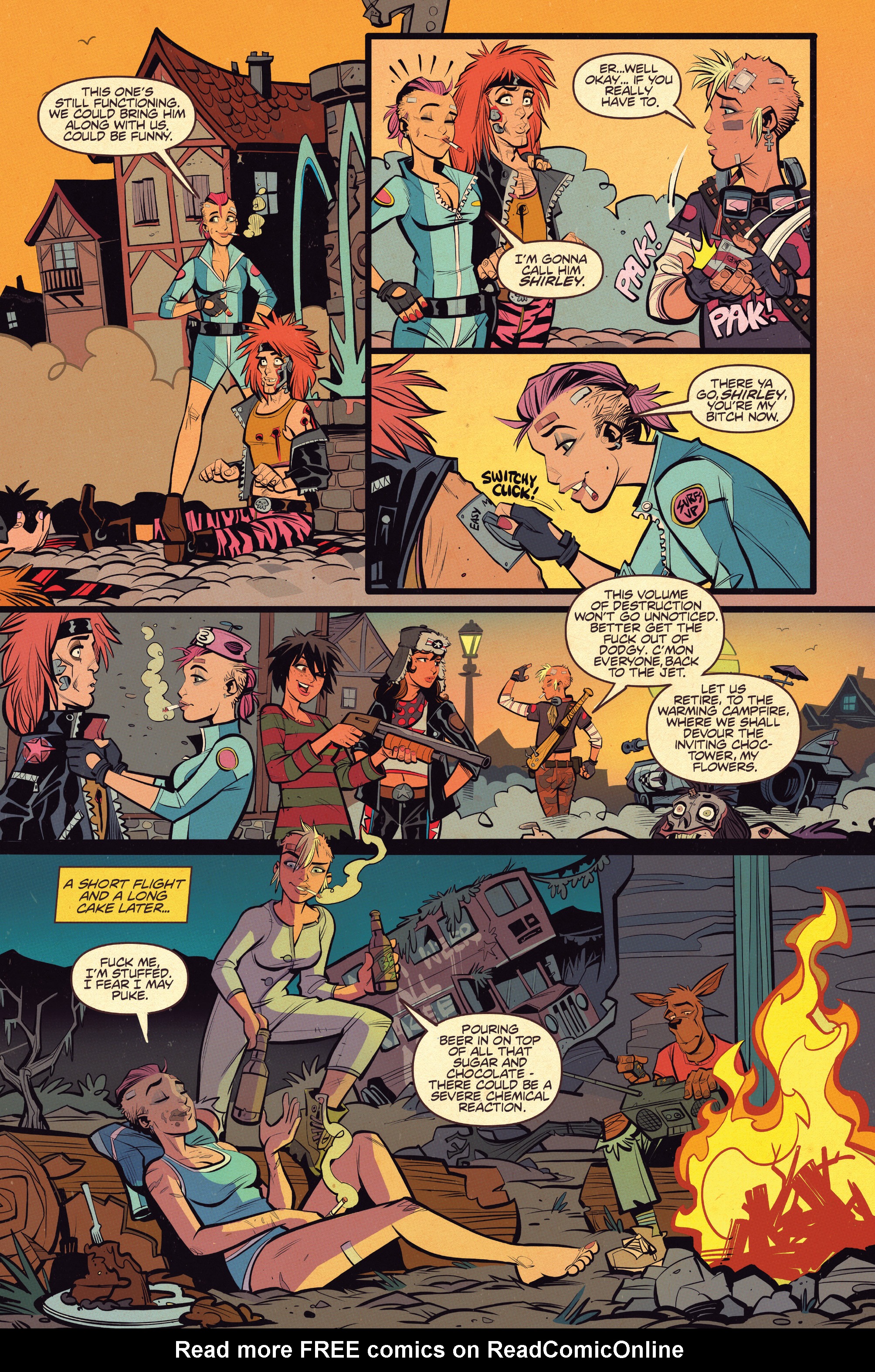 Read online Tank Girl: Two Girls, One Tank comic -  Issue #3 - 10