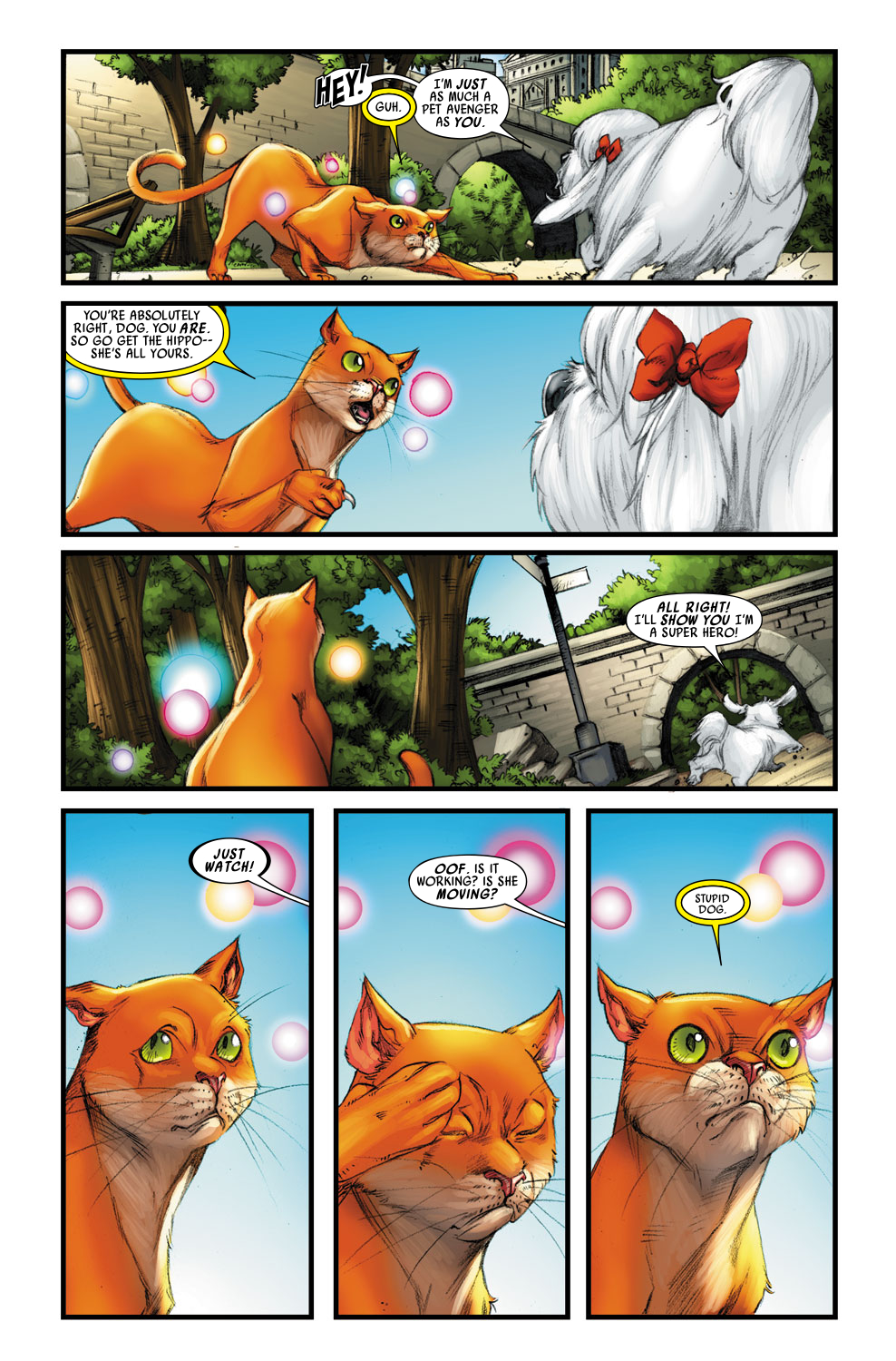 Read online Lockjaw And The Pet Avengers Unleashed comic -  Issue #1 - 5