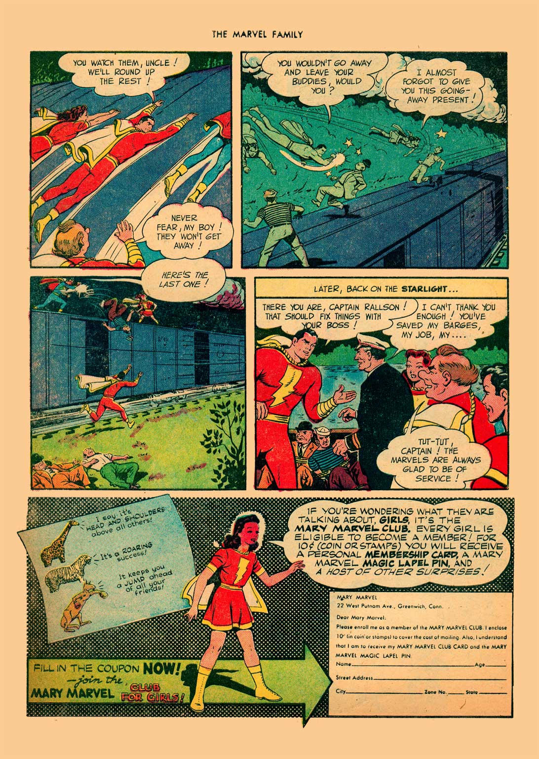 Read online The Marvel Family comic -  Issue #14 - 14