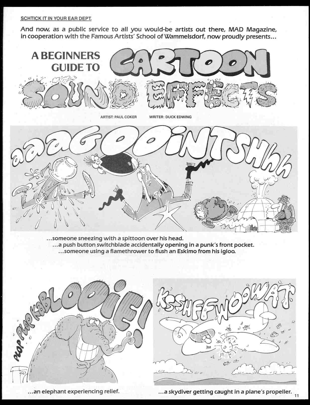 Read online MAD comic -  Issue #282 - 13