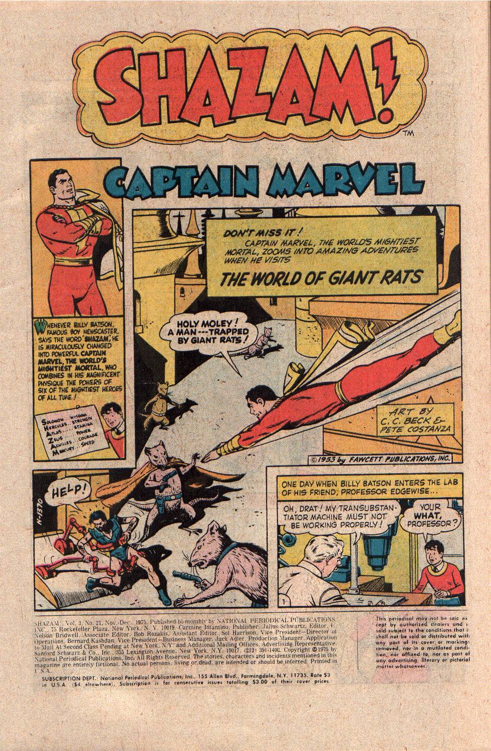 Read online Shazam! (1973) comic -  Issue #21 - 3