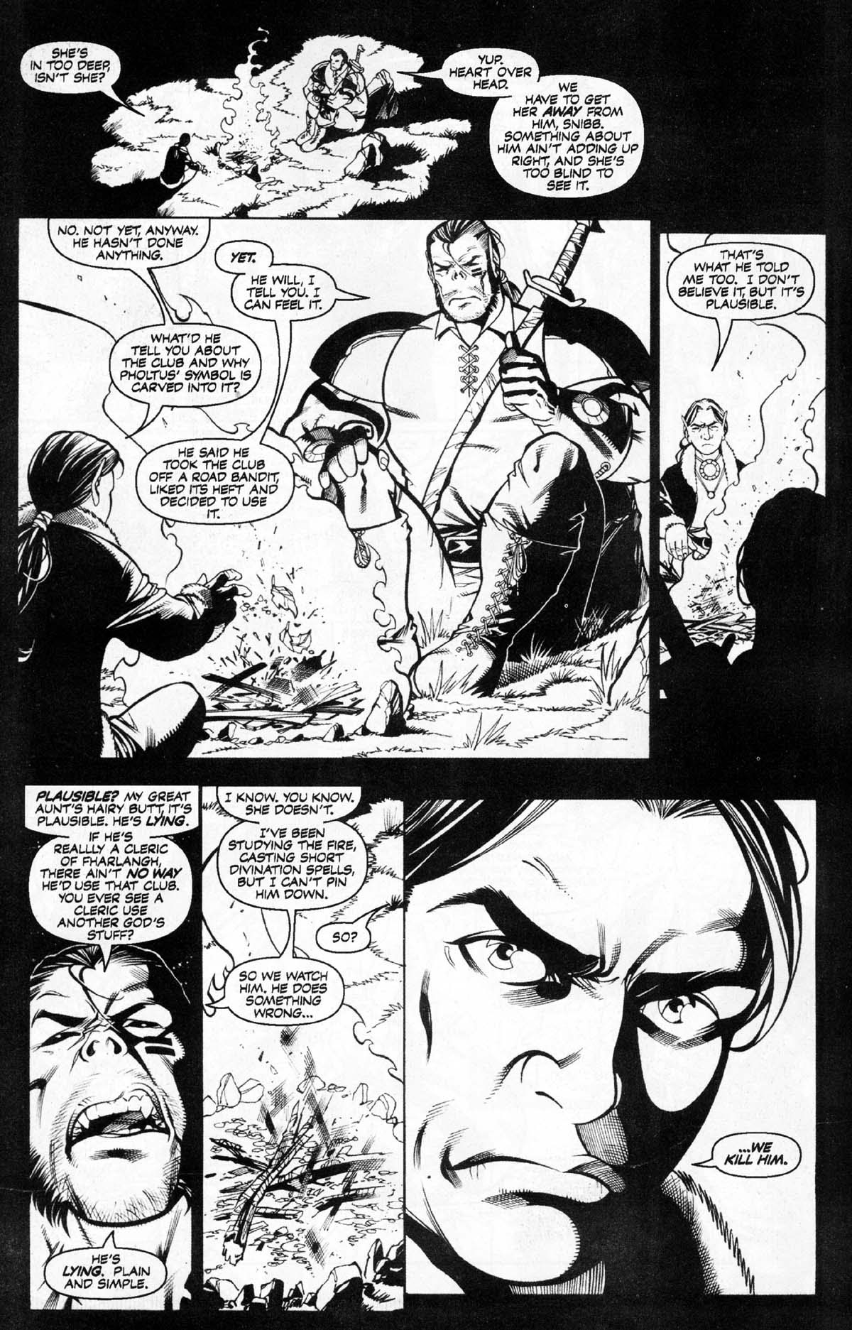 Read online Dungeons & Dragons: Black & White comic -  Issue #4 - 7