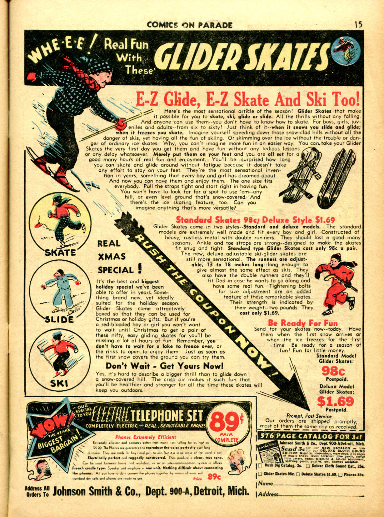 Read online Comics on Parade comic -  Issue #10 - 17