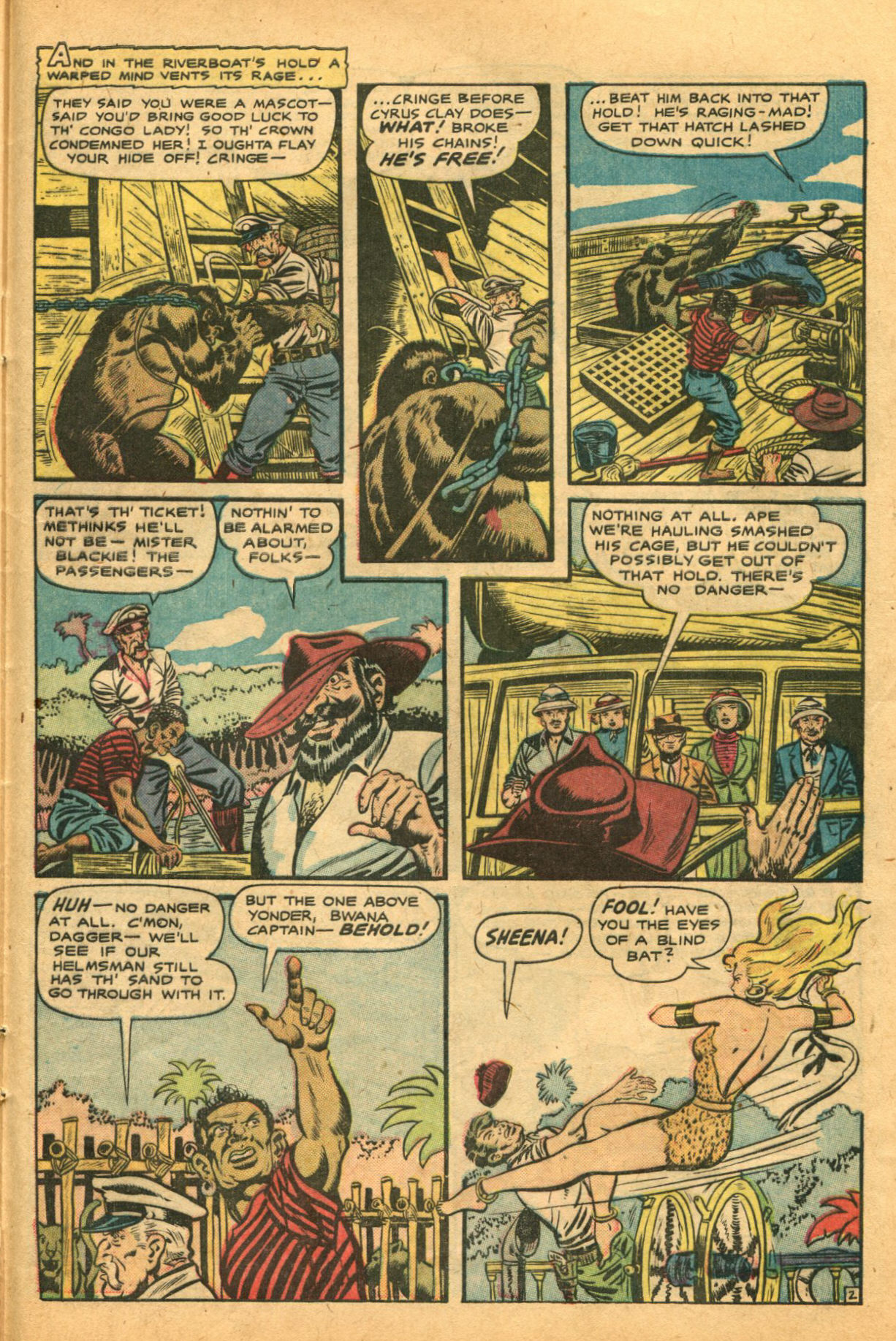 Read online Sheena, Queen of the Jungle (1942) comic -  Issue #12 - 29