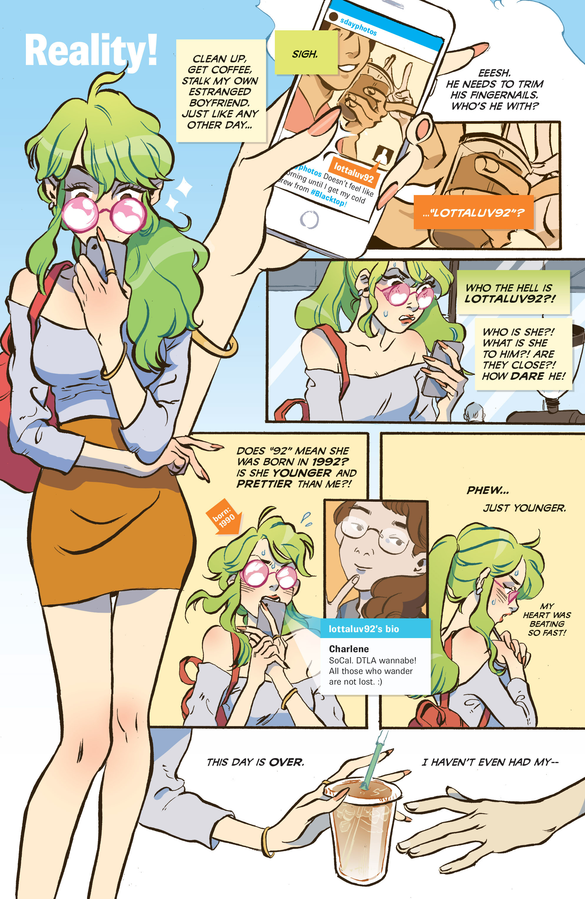 Read online Snotgirl comic -  Issue #1 - 9