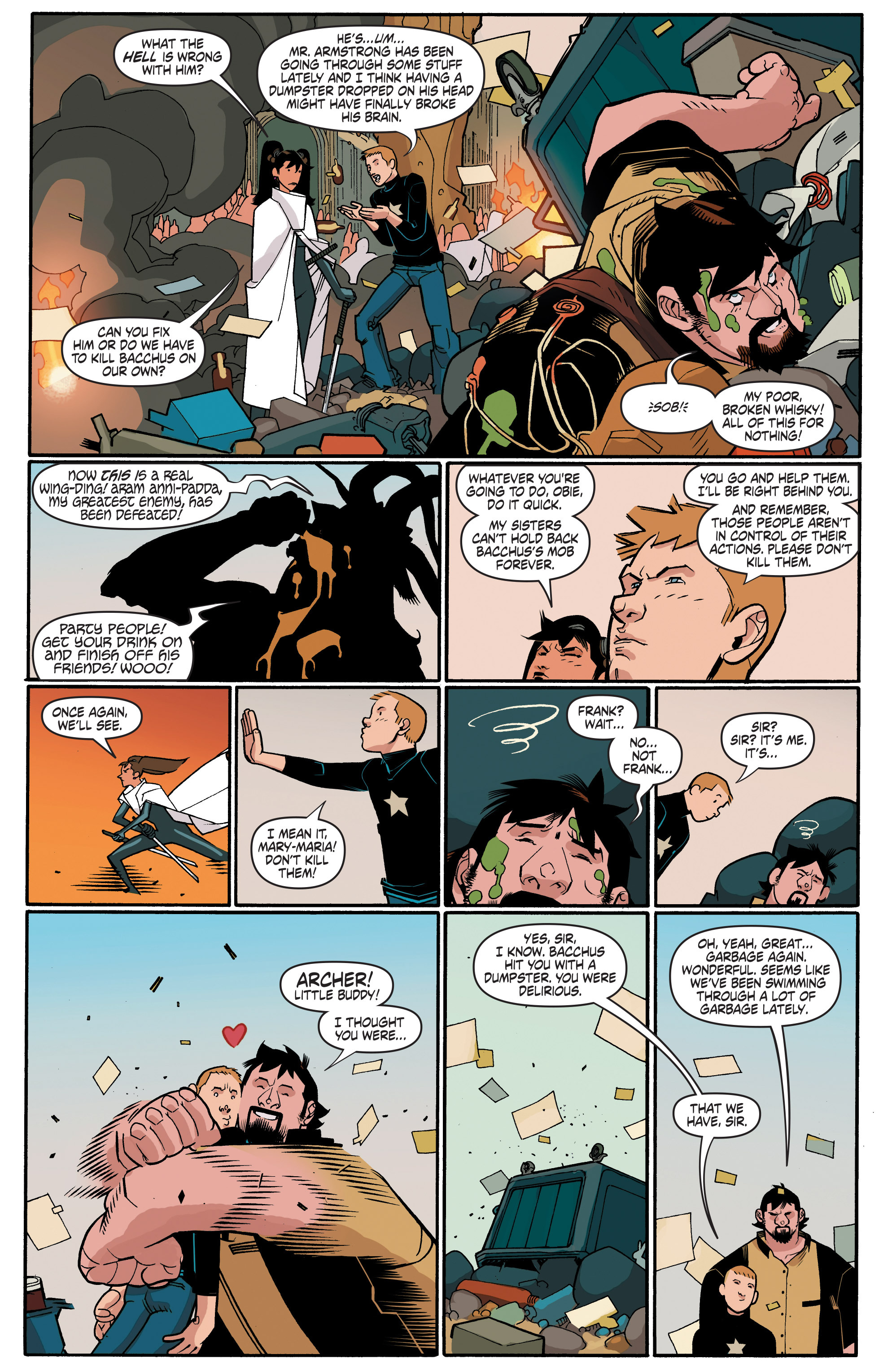 Read online A&A: The Adventures of Archer & Armstrong comic -  Issue #4 - 6