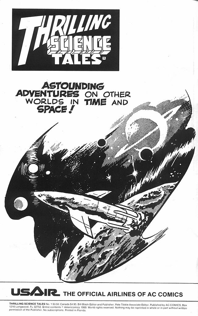 Read online Thrilling Science Tales comic -  Issue #1 - 2