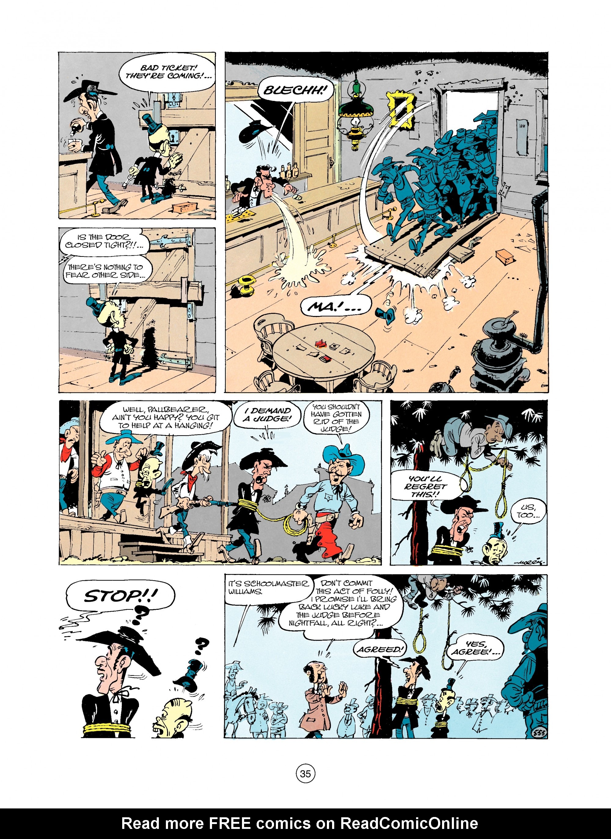 Read online A Lucky Luke Adventure comic -  Issue #24 - 35