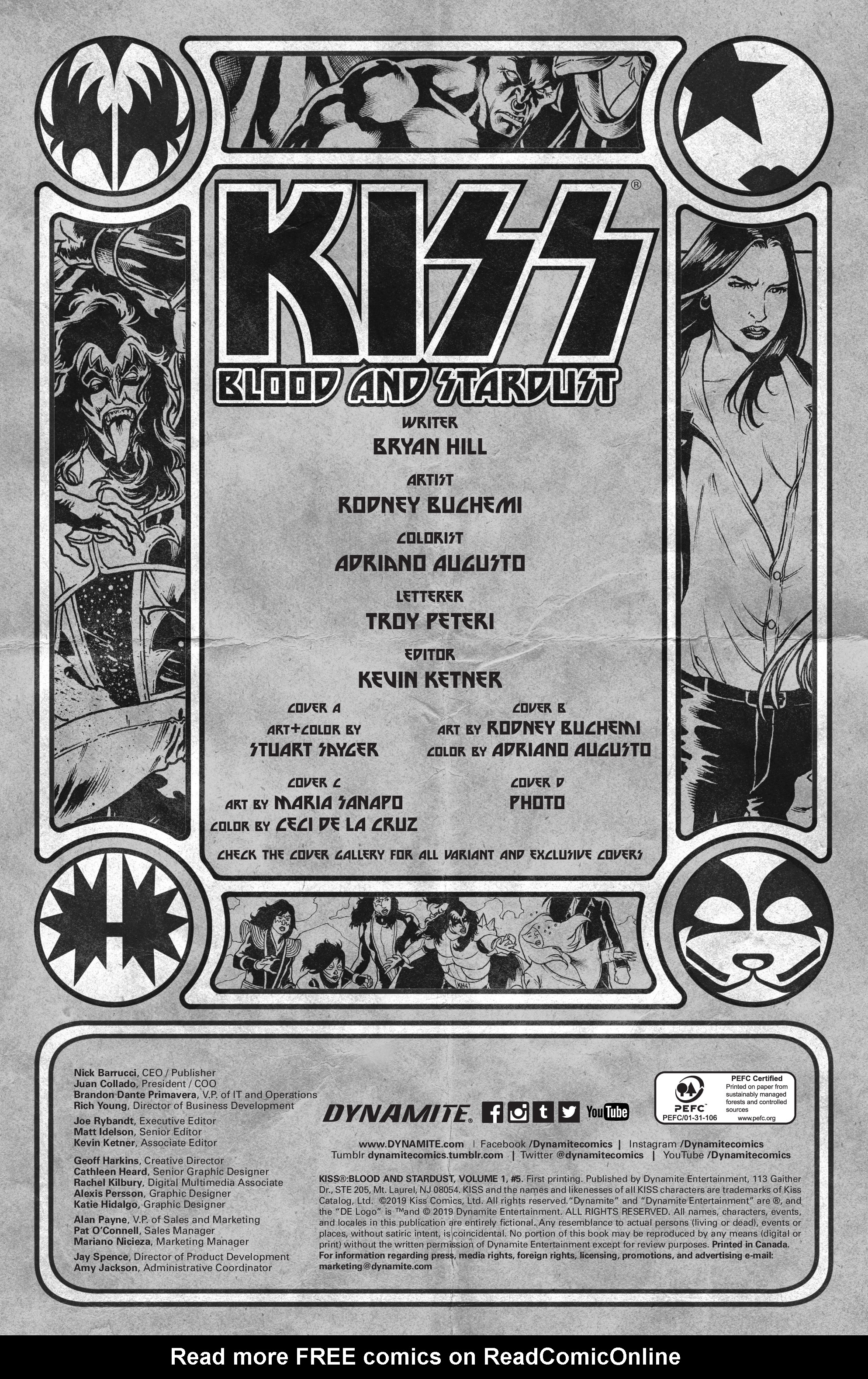 Read online KISS: Blood and Stardust comic -  Issue #5 - 5