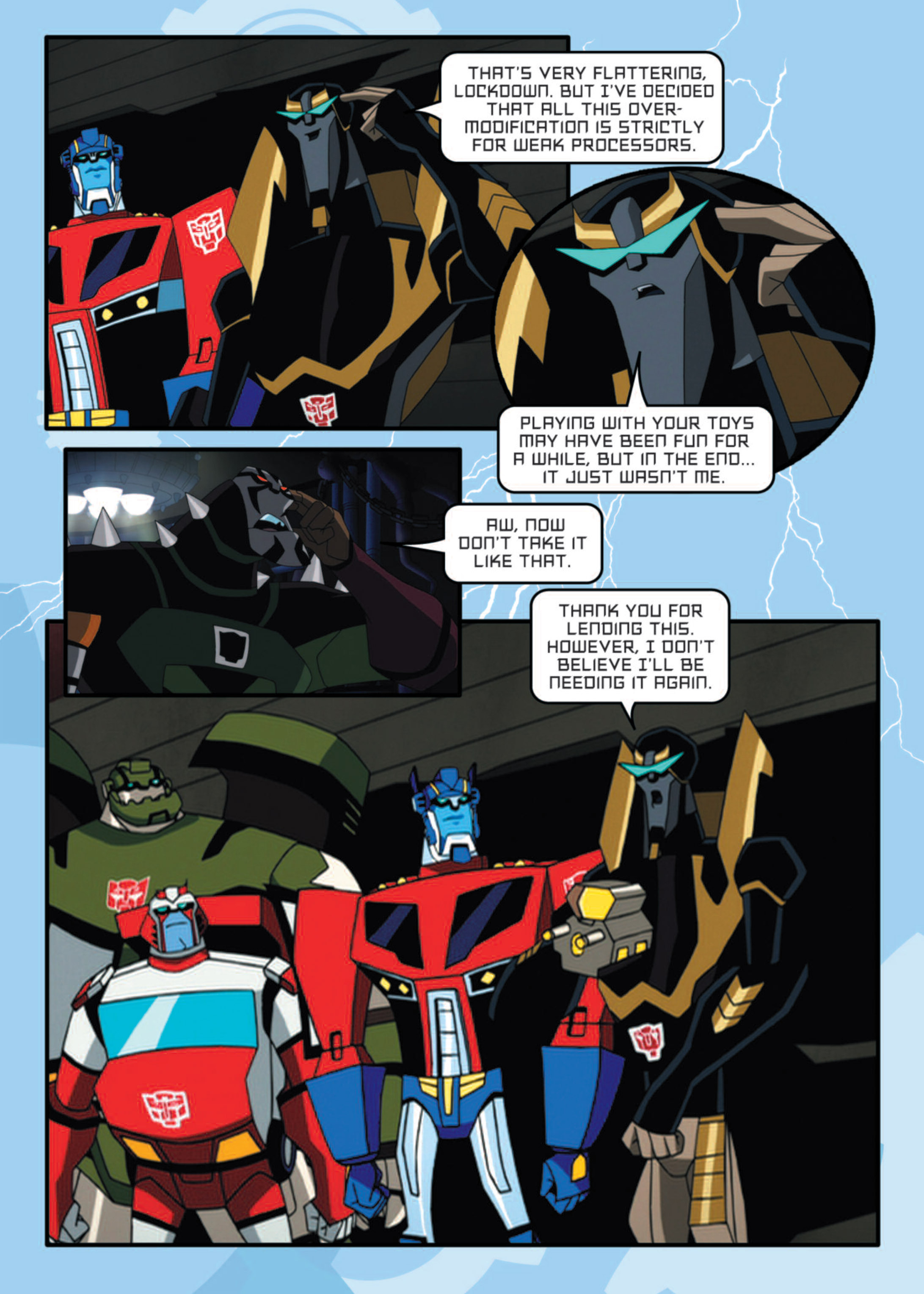 Read online Transformers Animated comic -  Issue #10 - 115