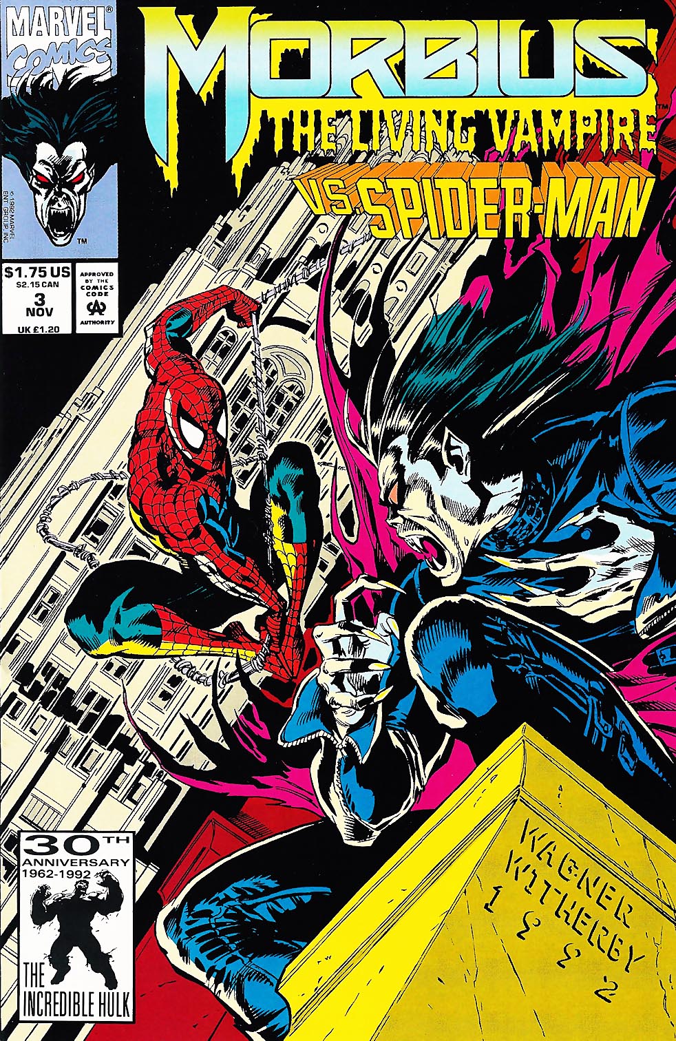 Read online Morbius: The Living Vampire (1992) comic -  Issue #3 - 1