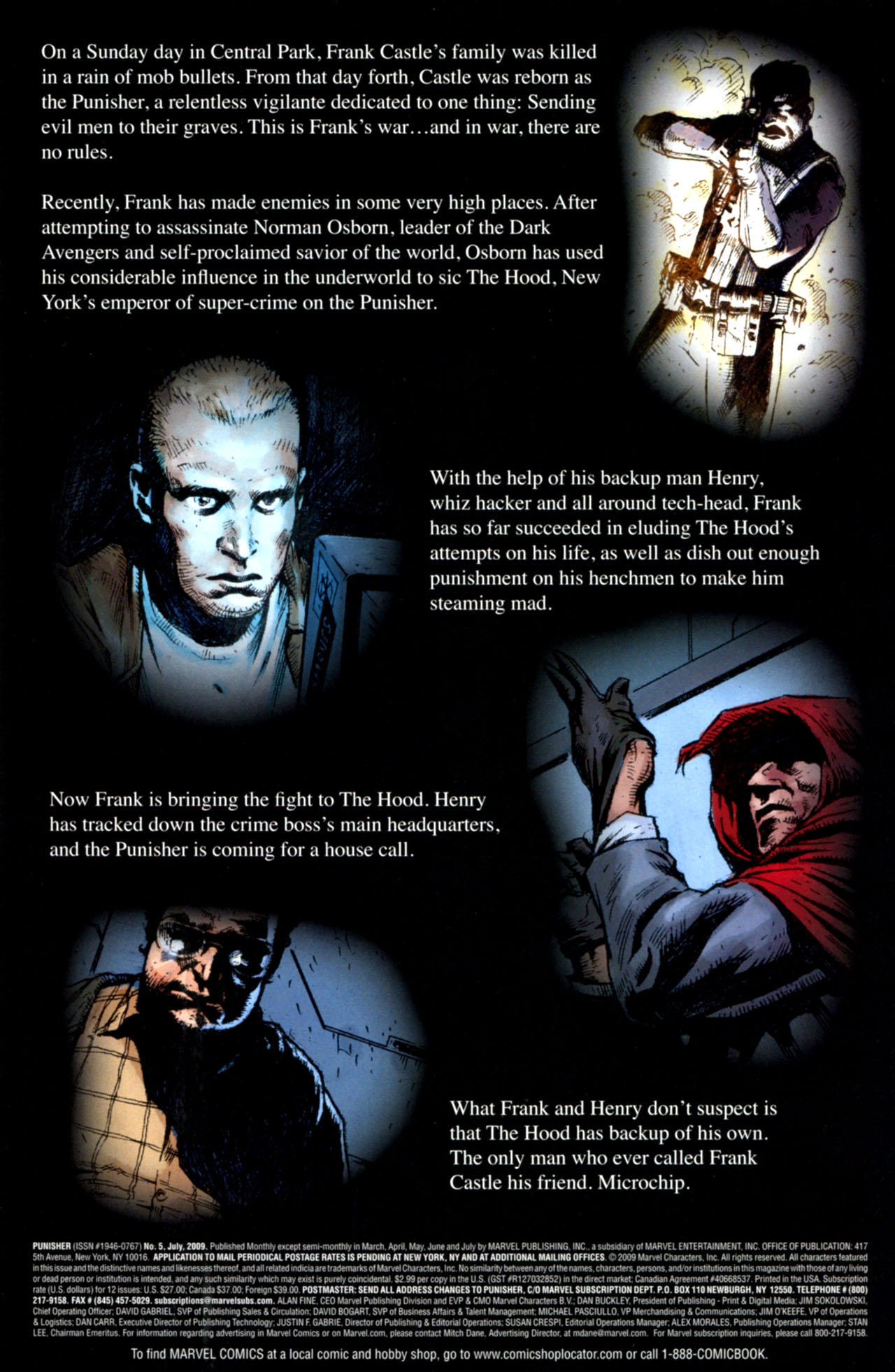 Read online Punisher (2009) comic -  Issue #5 - 2