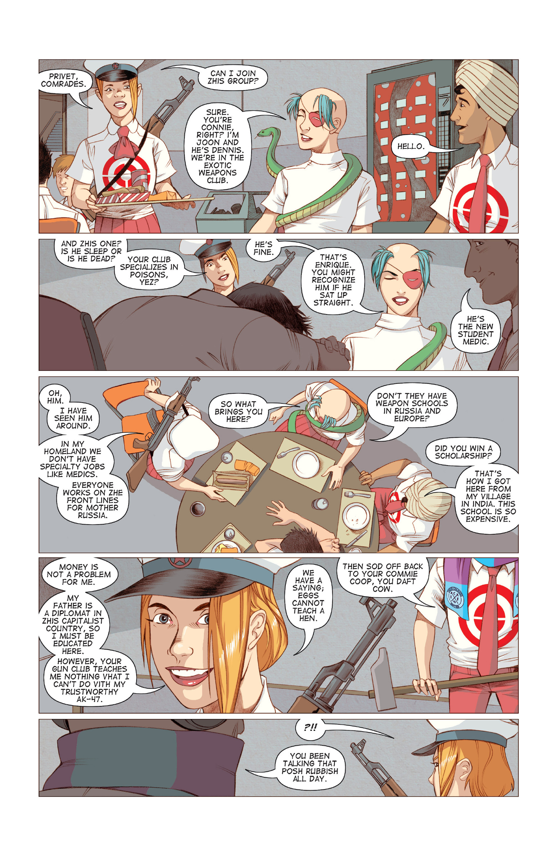 Read online Five Weapons comic -  Issue #6 - 17