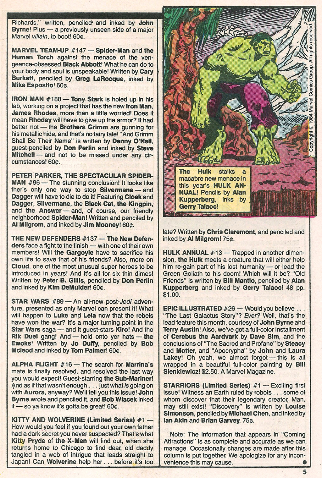 Read online Marvel Age comic -  Issue #19 - 7