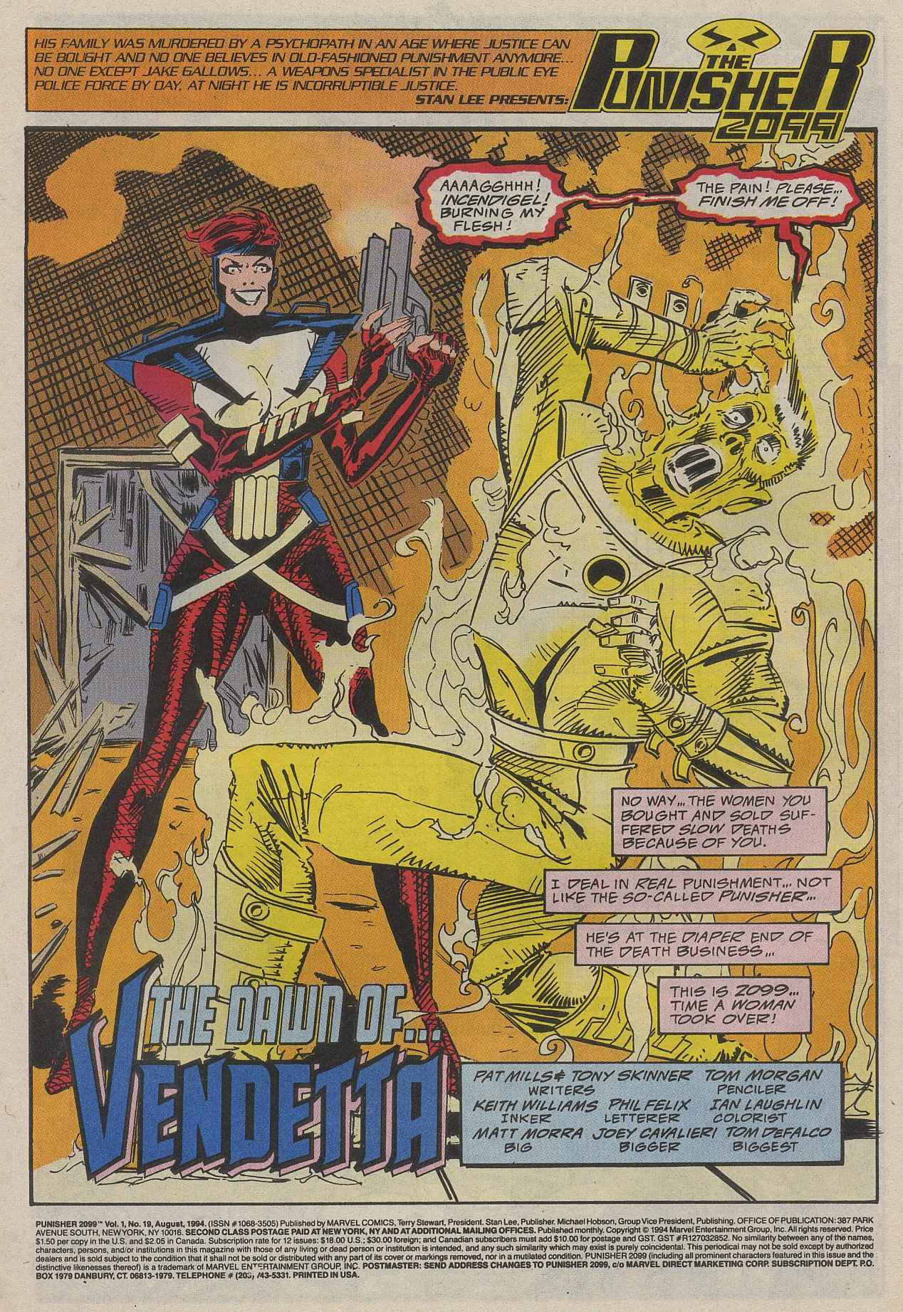 Read online Punisher 2099 comic -  Issue #19 - 2