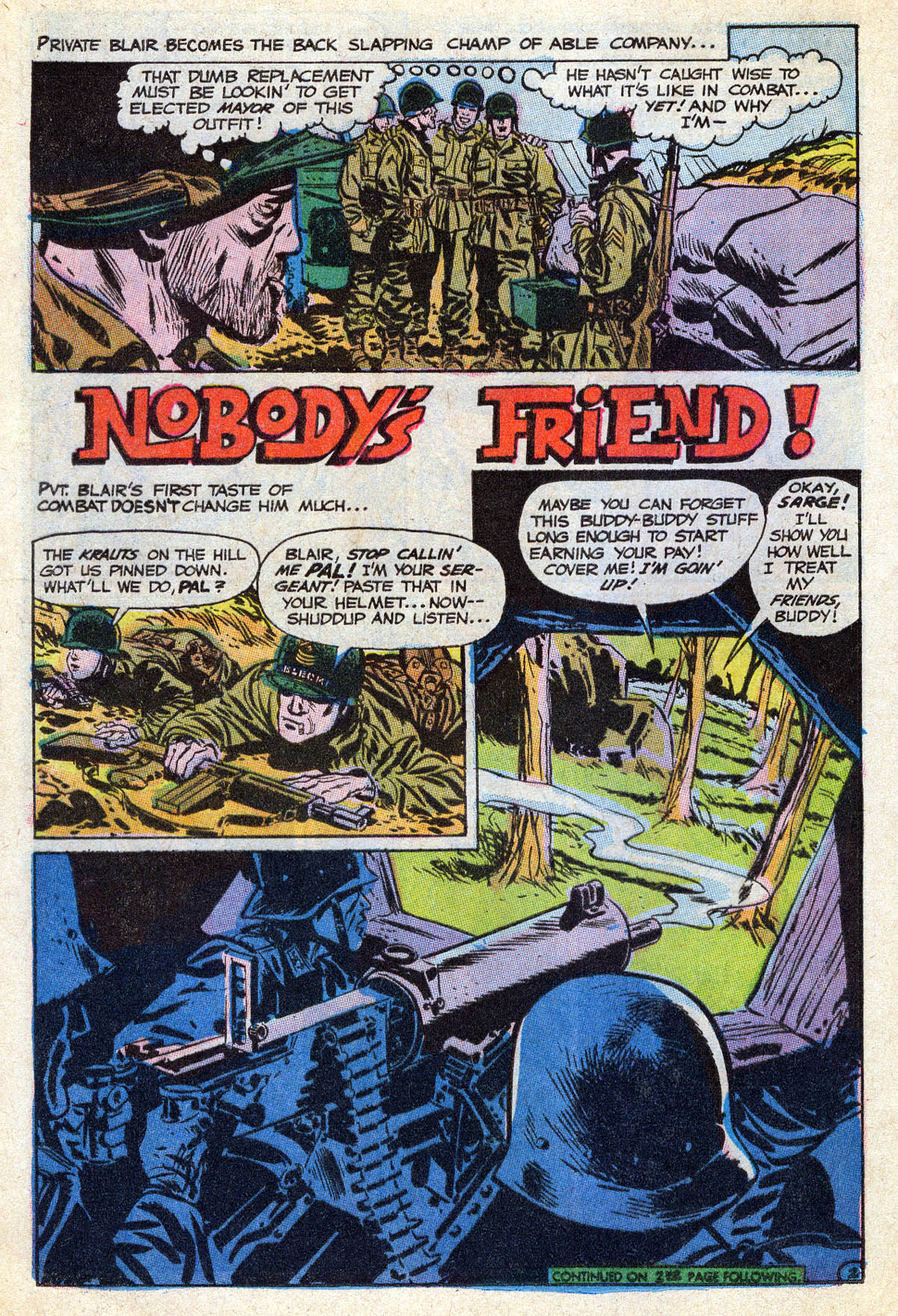 Read online Our Army at War (1952) comic -  Issue #195 - 23