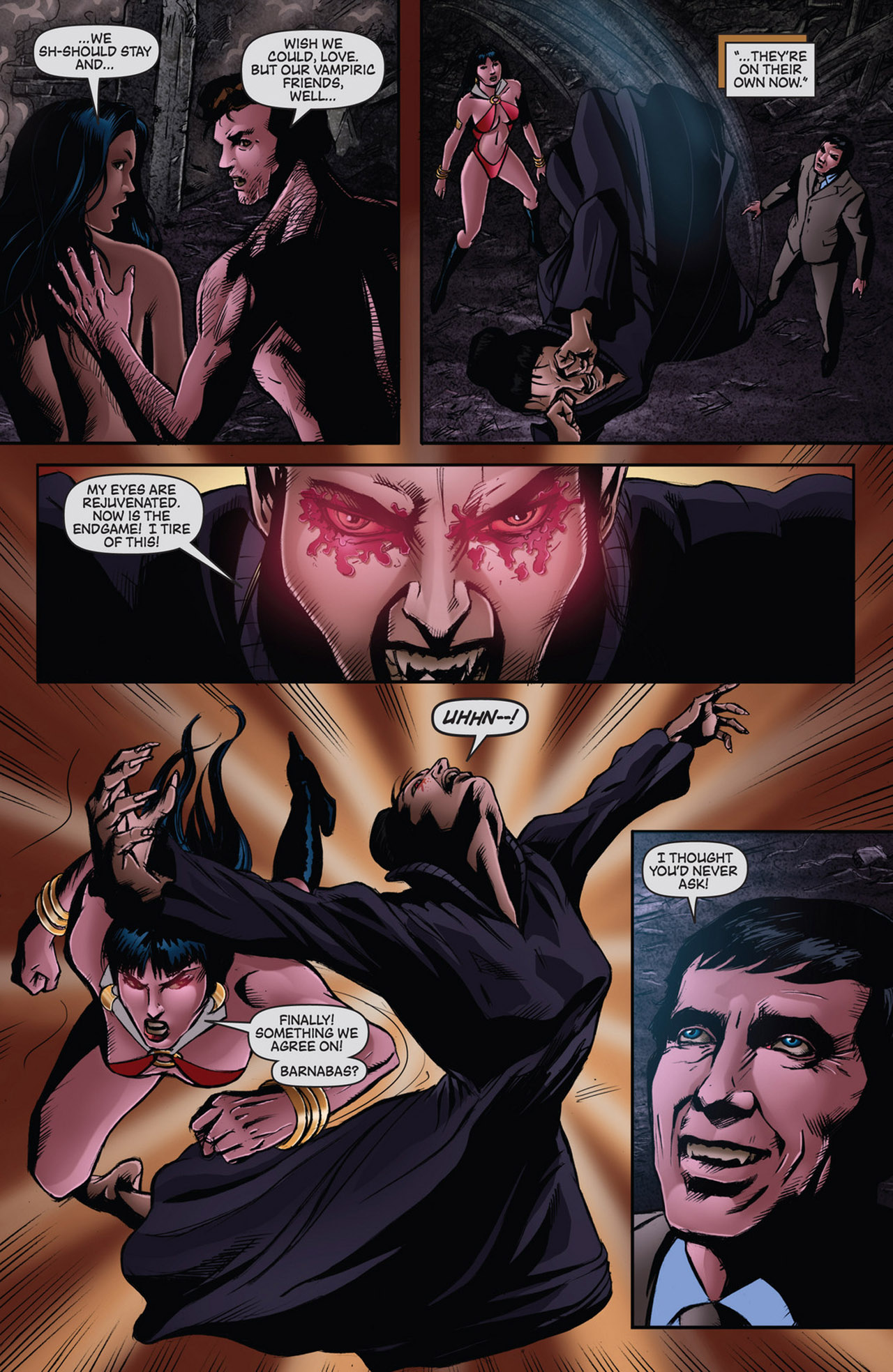 Read online Dark Shadows/Vampirella comic -  Issue #5 - 13
