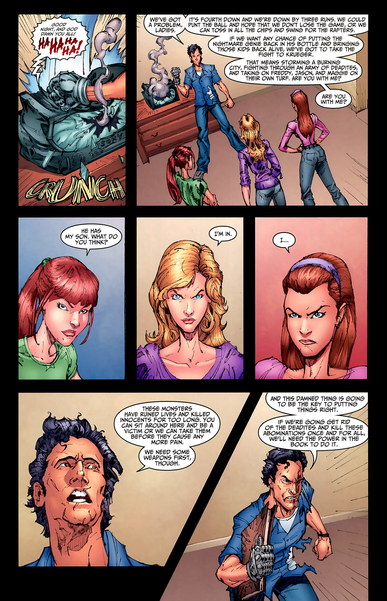 Read online Freddy vs. Jason vs. Ash The Nightmare Warriors comic