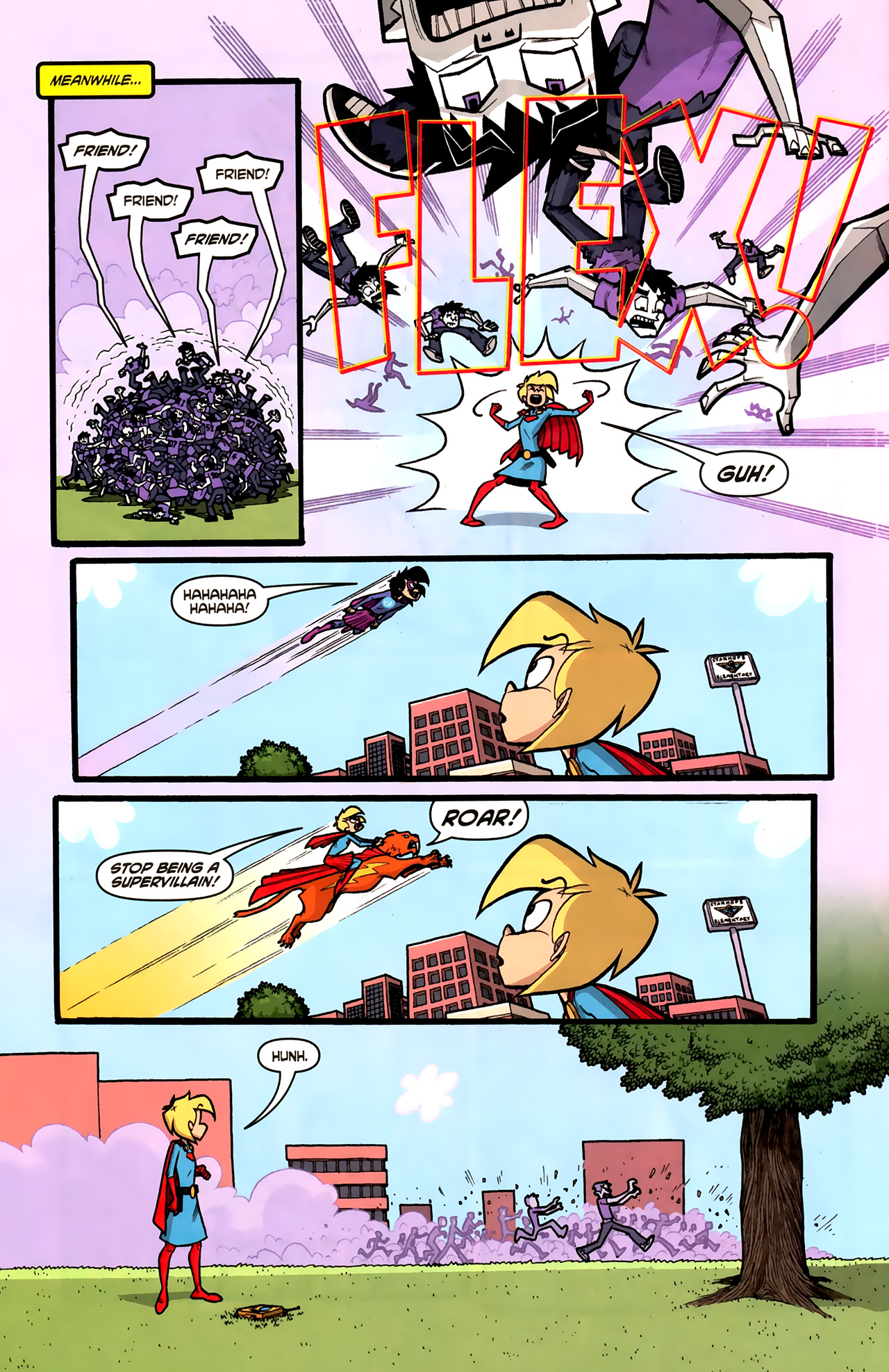 Read online Supergirl: Cosmic Adventures in the 8th Grade comic -  Issue #5 - 13
