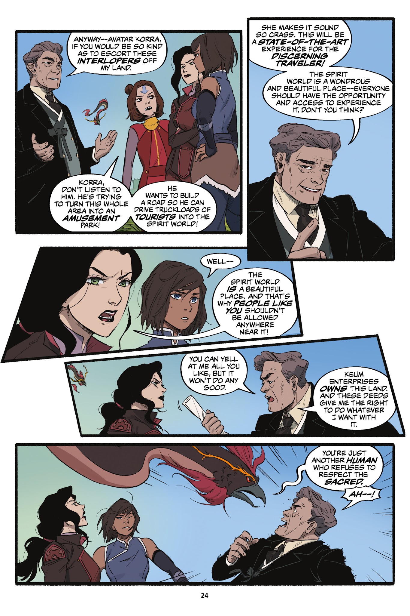 Read online Nickelodeon The Legend of Korra – Turf Wars comic -  Issue #1 - 25