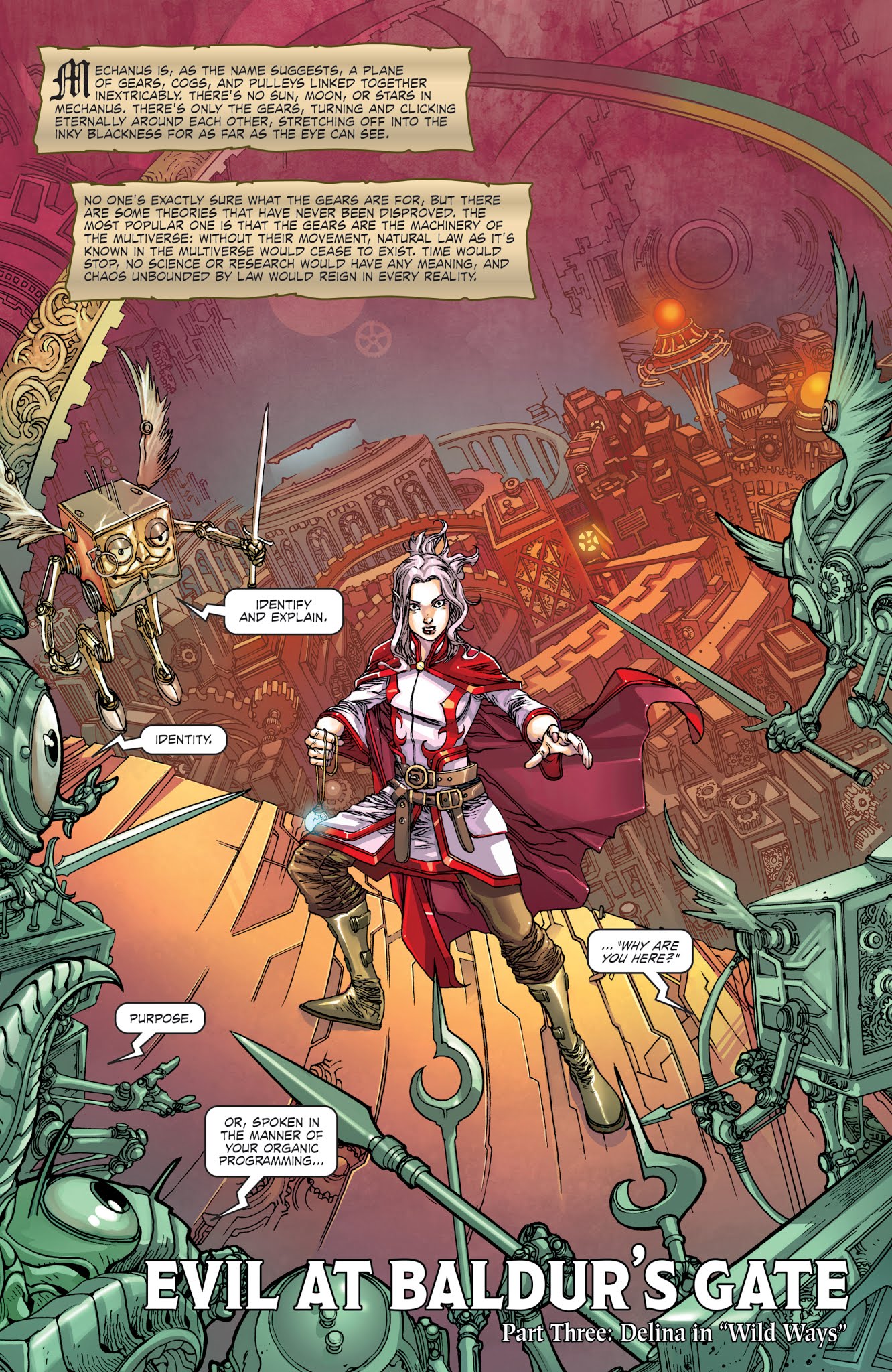 Read online Dungeons & Dragons: Evil At Baldur's Gate comic -  Issue #3 - 3