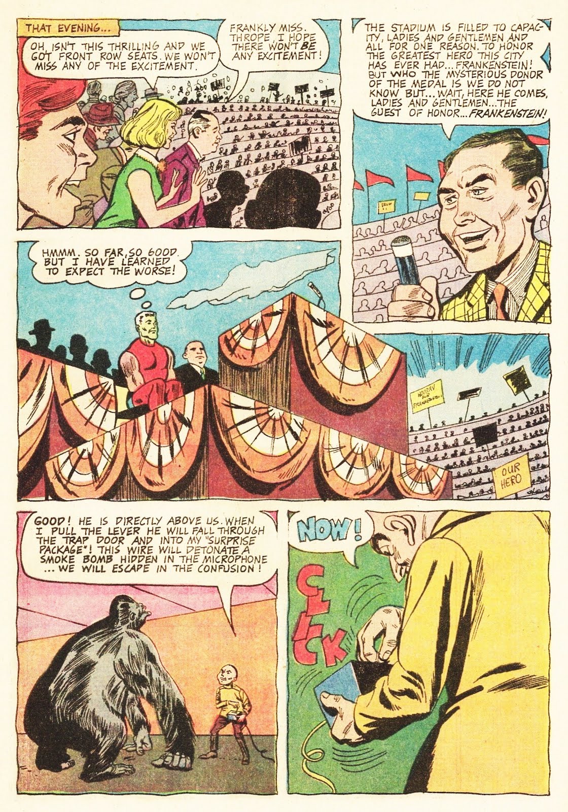 Read online Frankenstein (1964) comic -  Issue #4 - 8