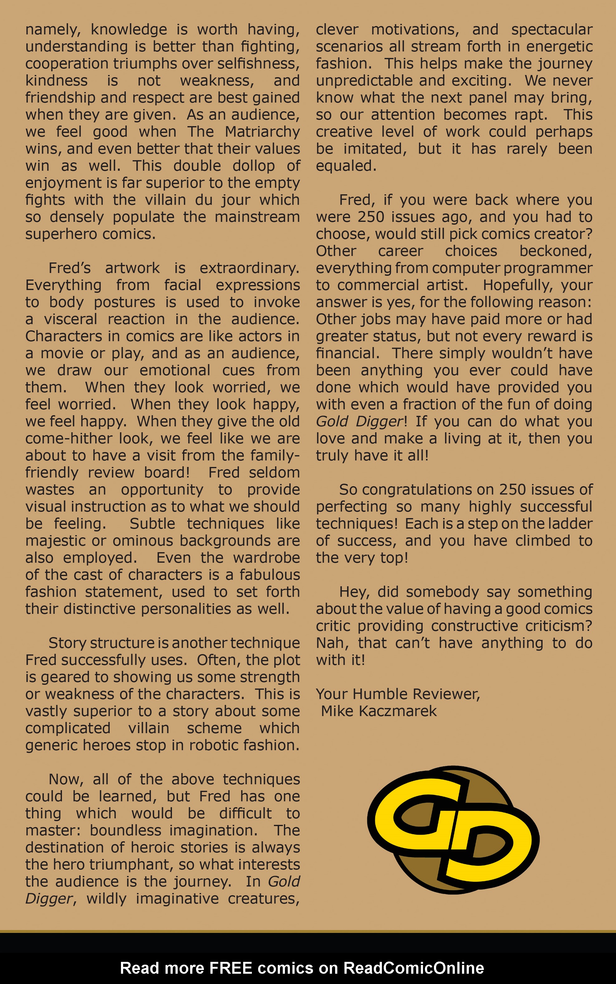 Read online Gold Digger (1999) comic -  Issue #260 - 29