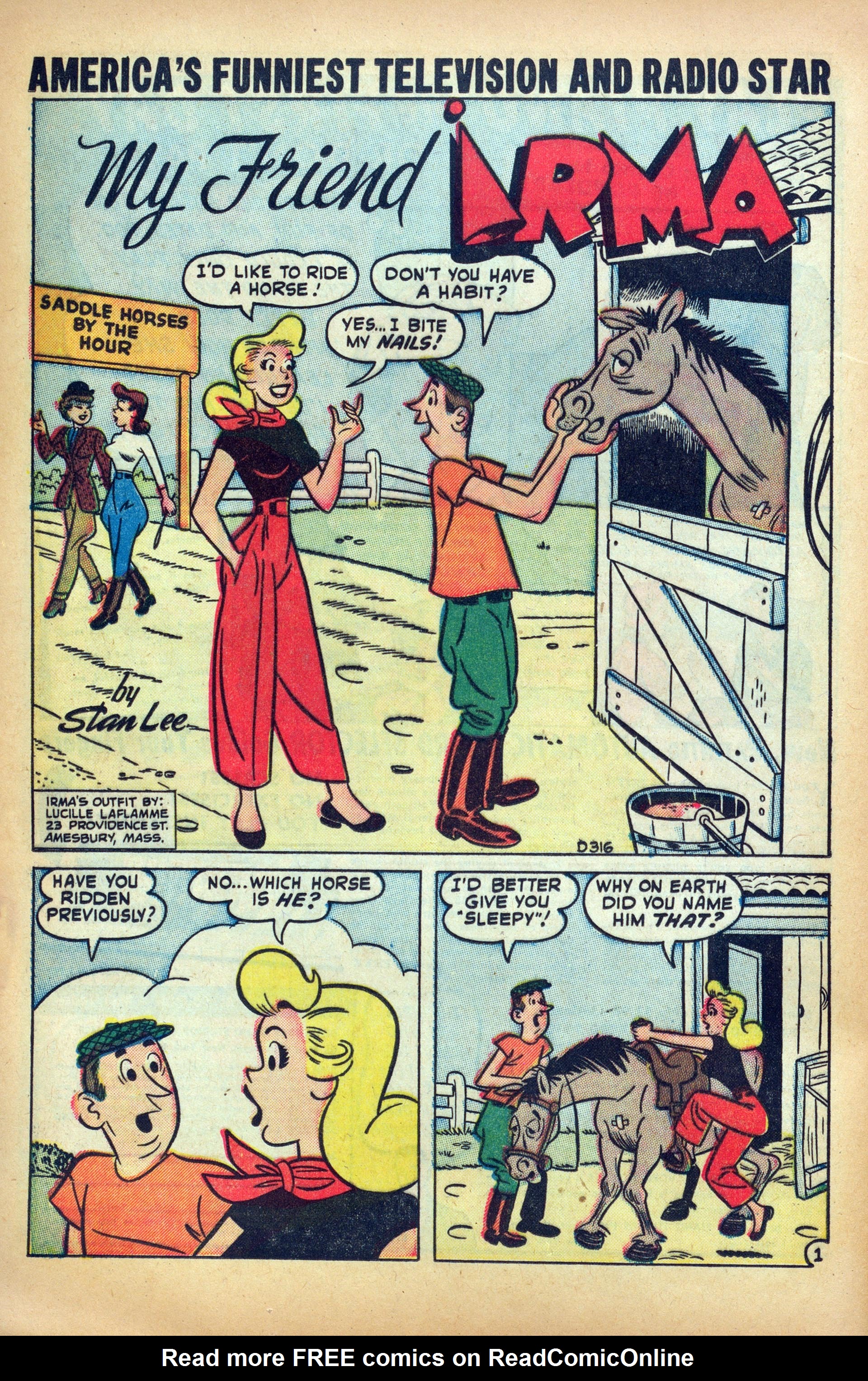 Read online My Friend Irma comic -  Issue #36 - 24