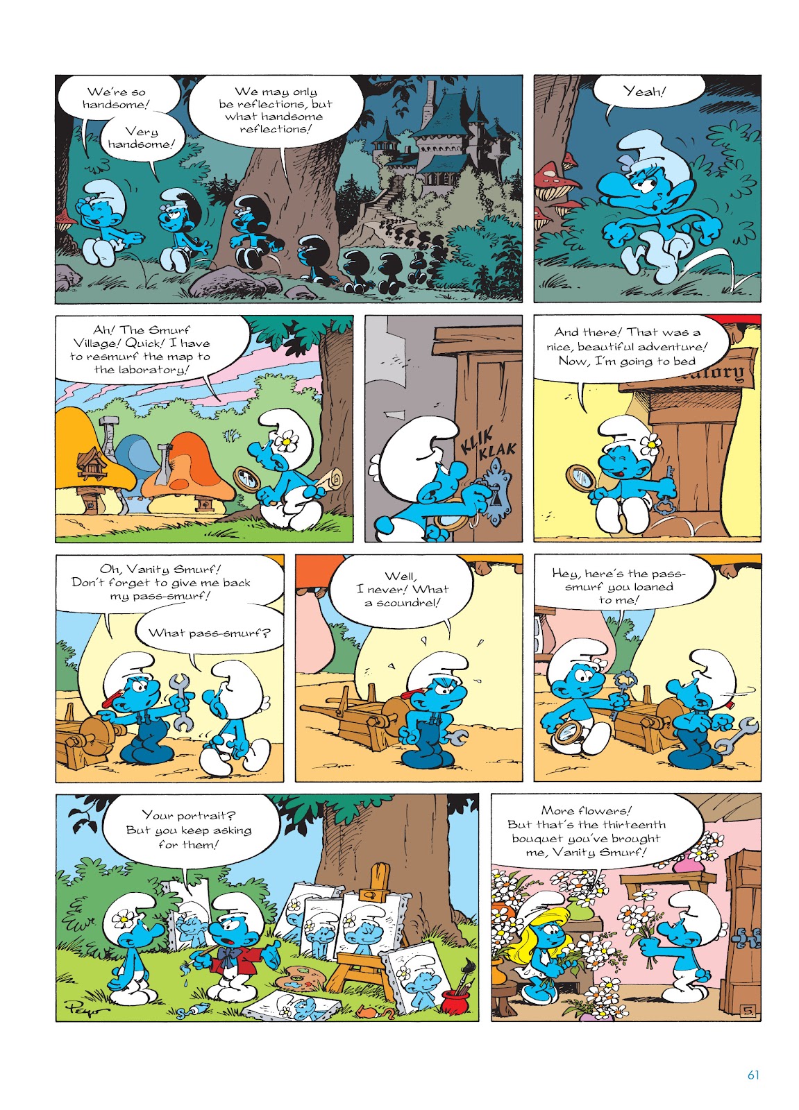 Read online The Smurfs comic -  Issue #22 - 62
