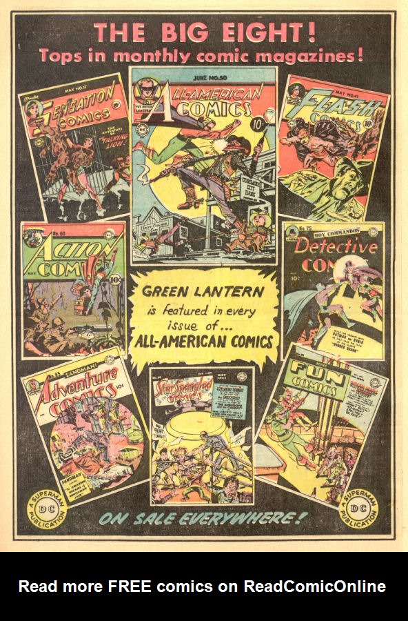 Read online Green Lantern (1941) comic -  Issue #7 - 42