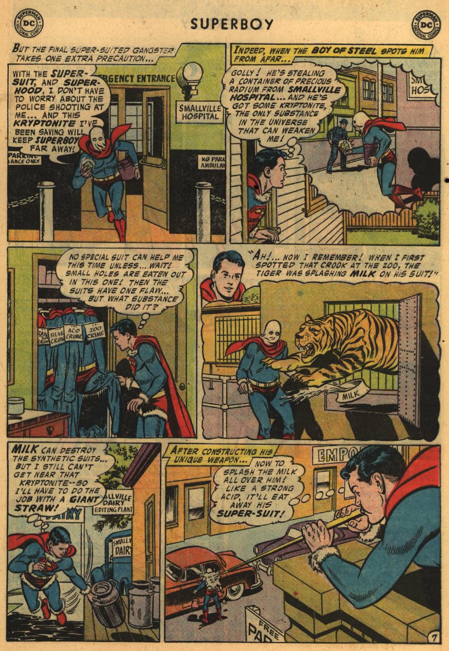 Read online Superboy (1949) comic -  Issue #54 - 8