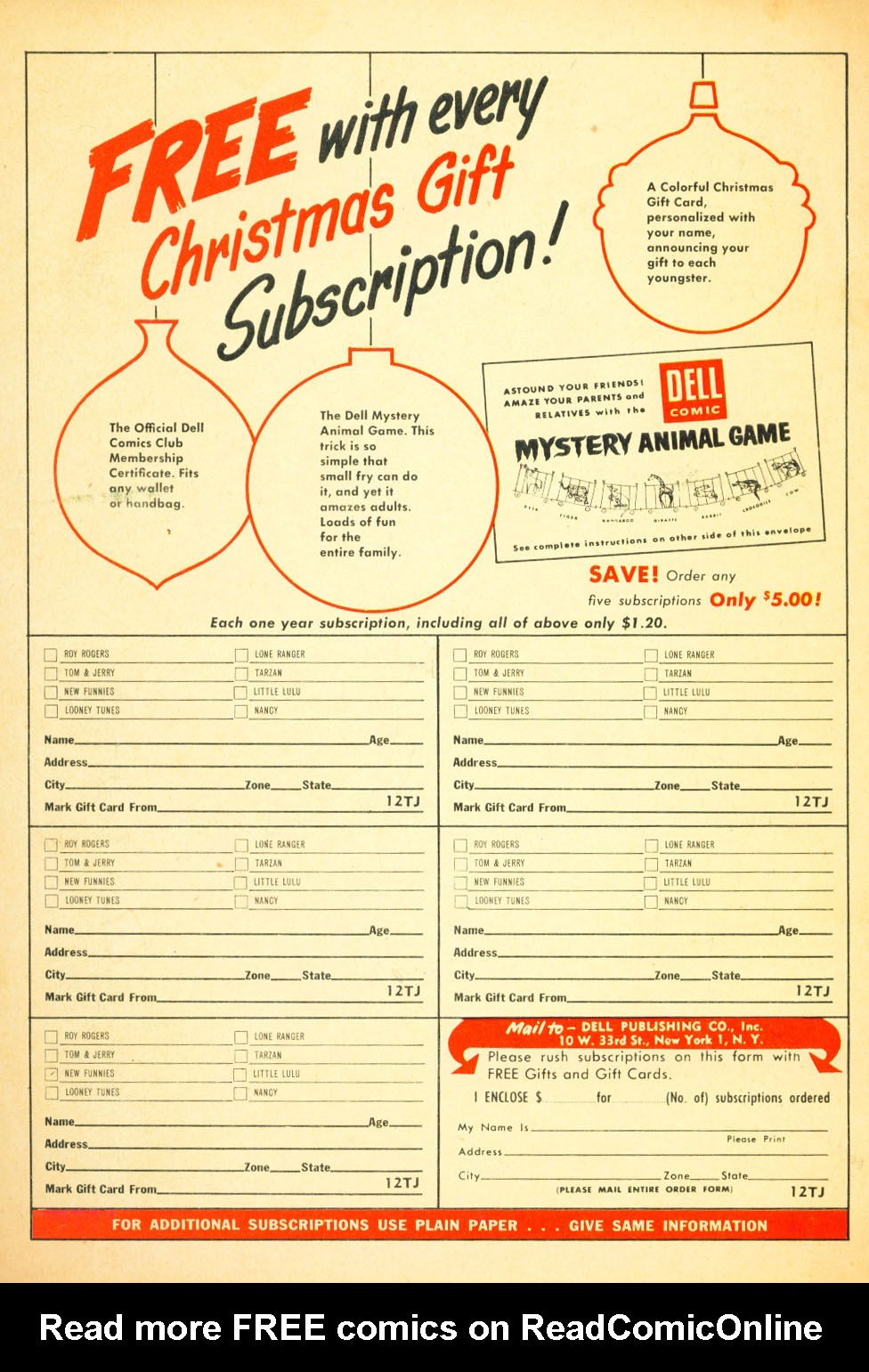 Read online Tom & Jerry Comics comic -  Issue #161 - 2