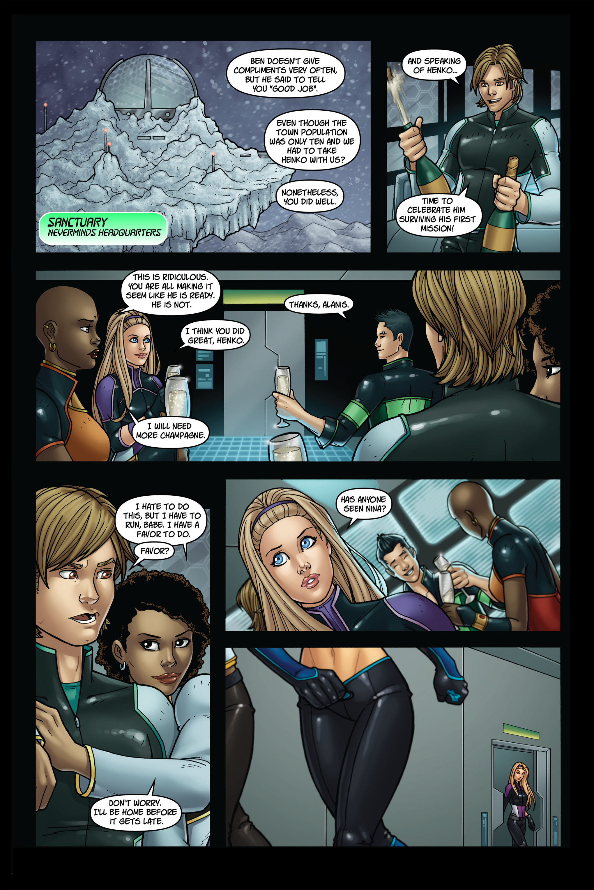 Read online Neverminds comic -  Issue #2 - 5